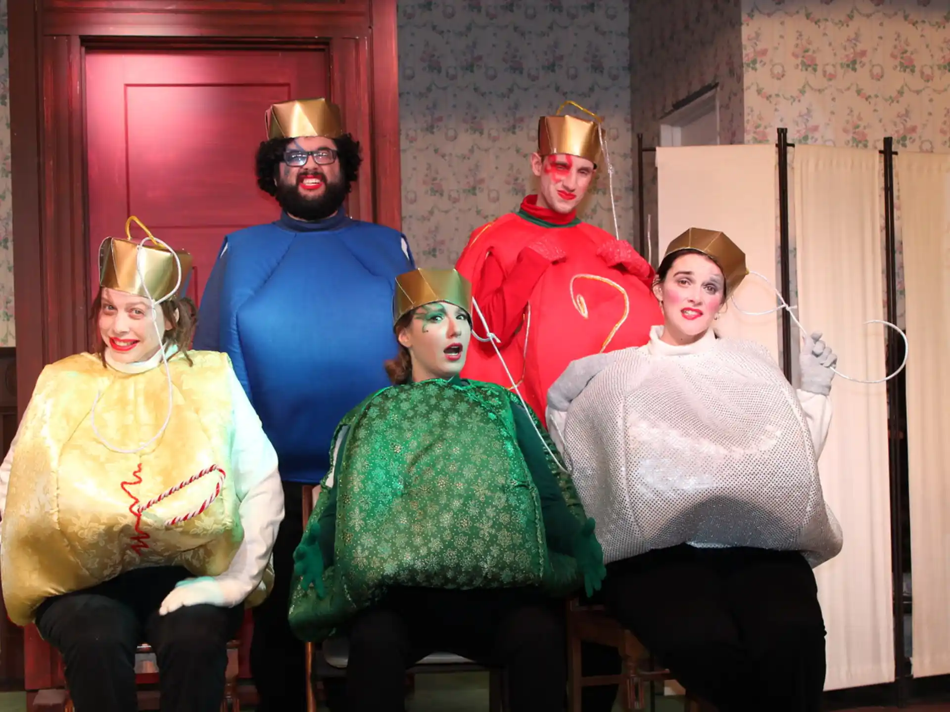 a group of people wearing clothing
