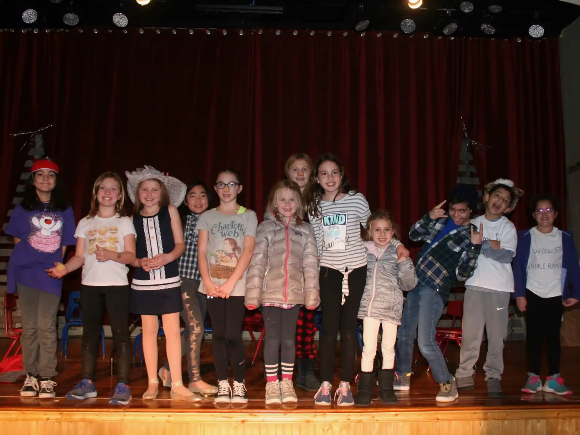 a group of people on a stage