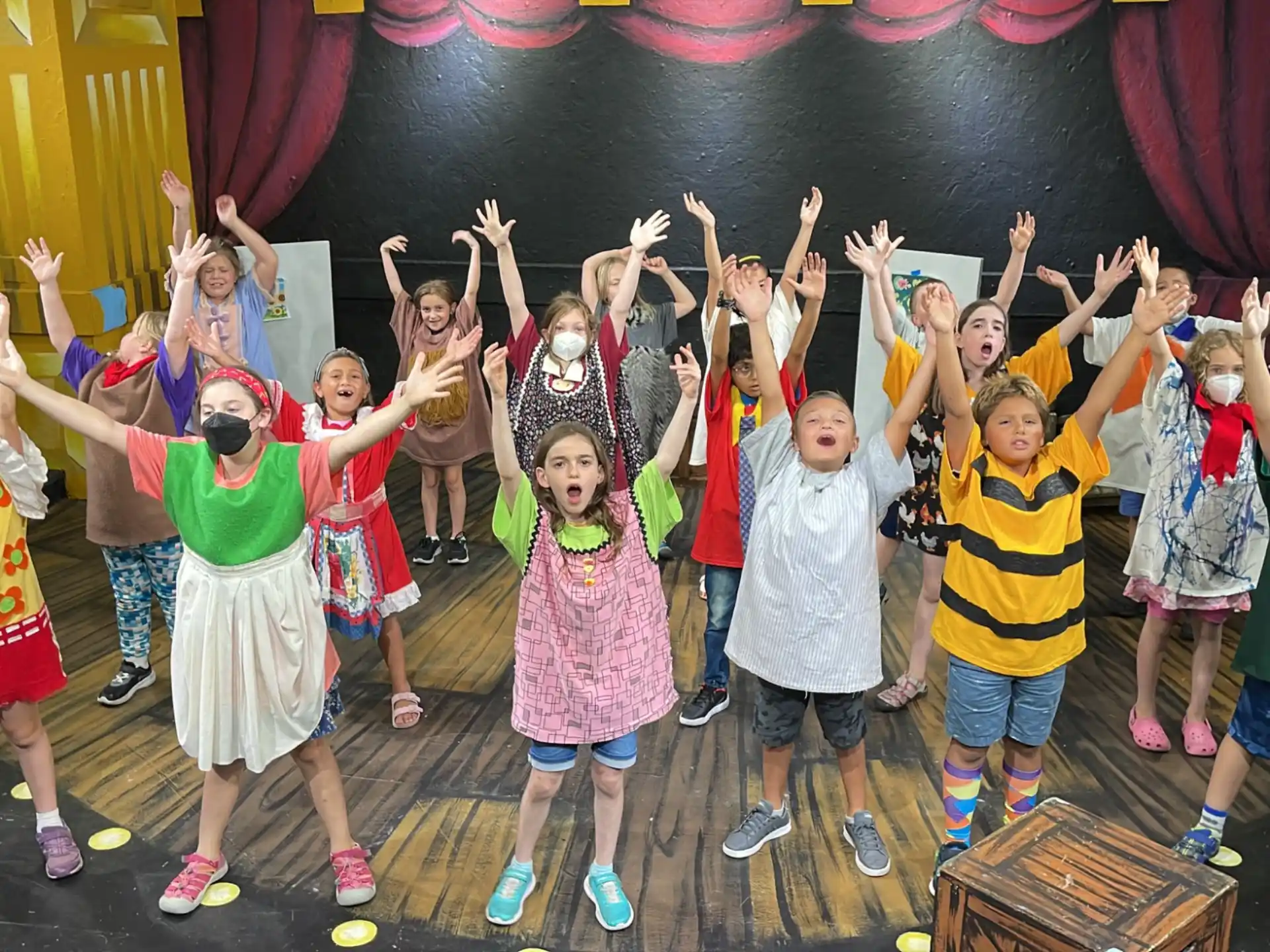 a group of people posing for a photo