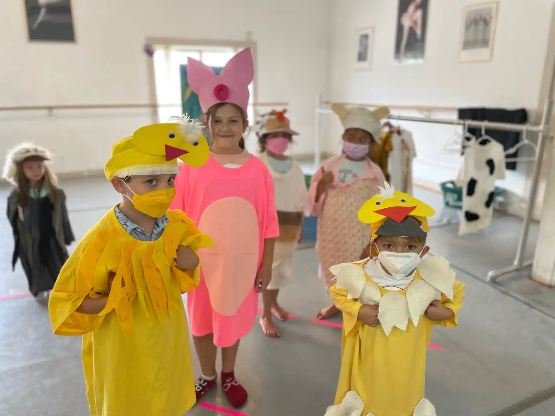 a group of people wearing clothing