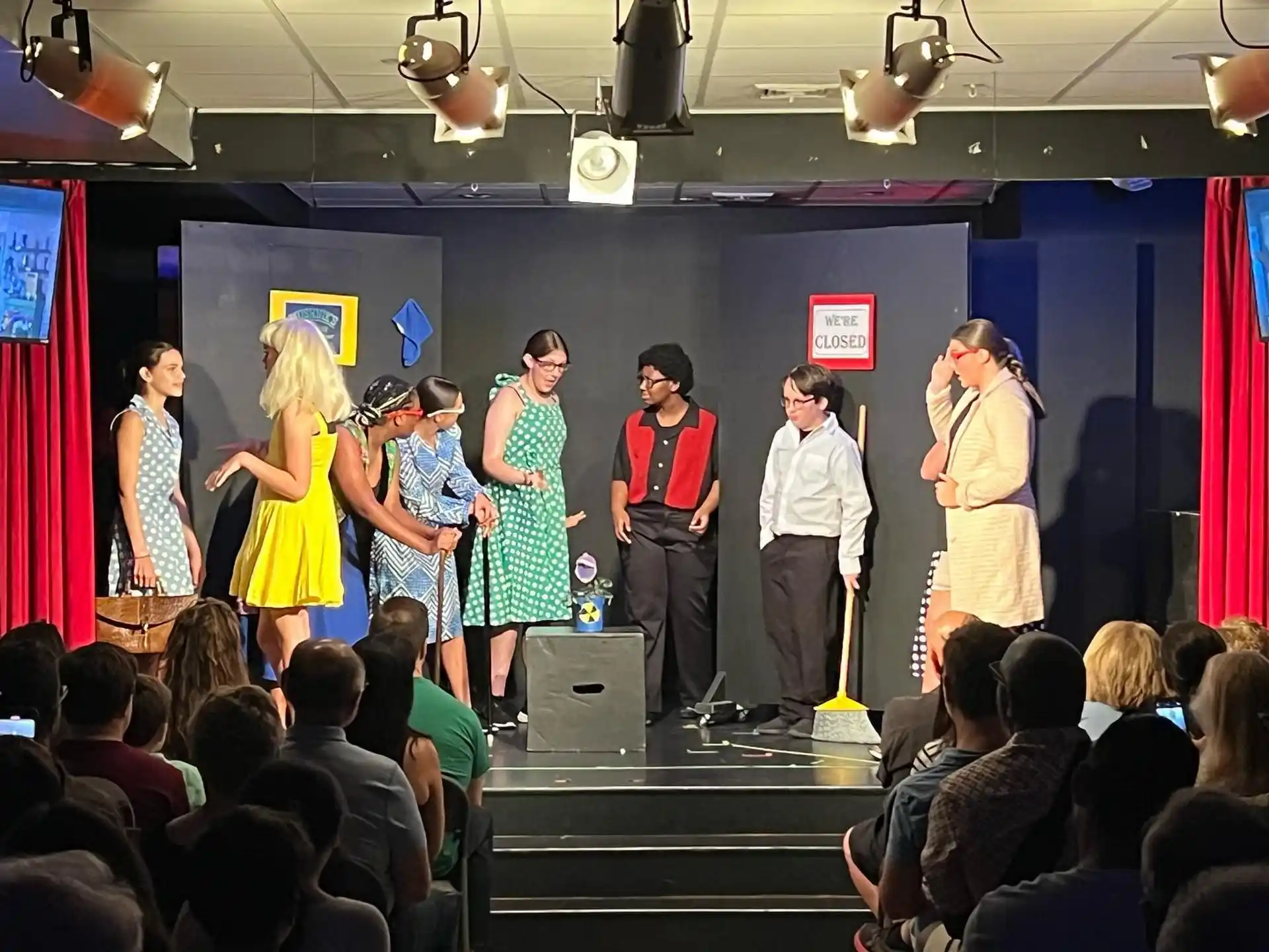 a group of people on stage