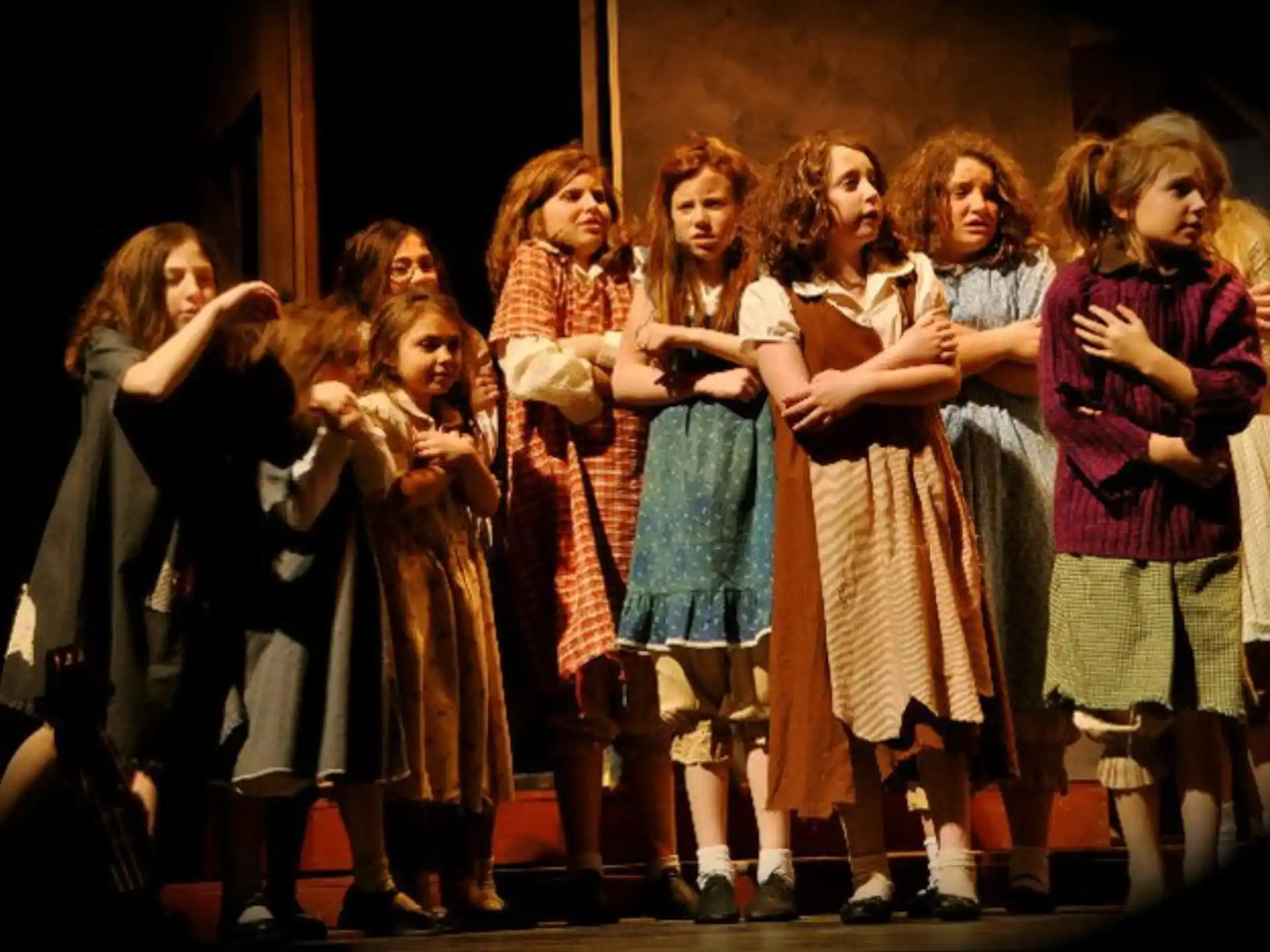 a group of people on a stage