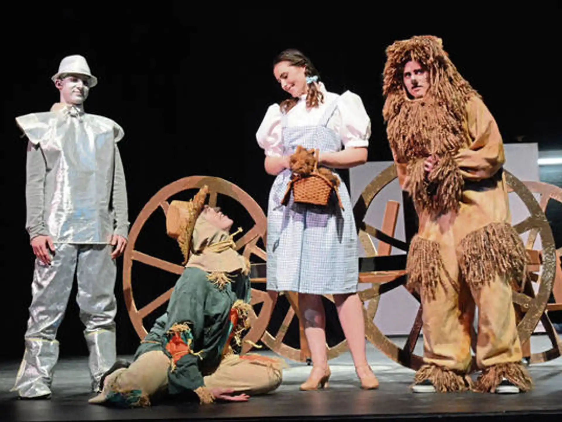 a group of people on a stage
