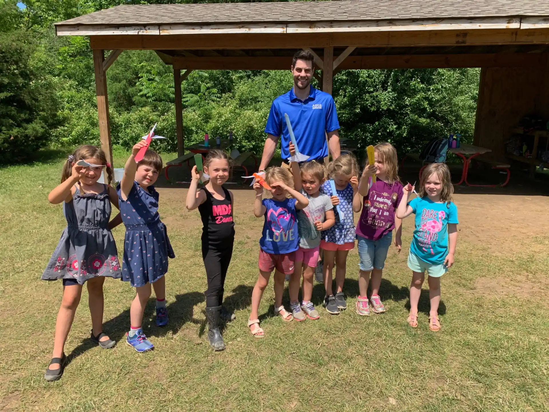 a group of children posing for a photo