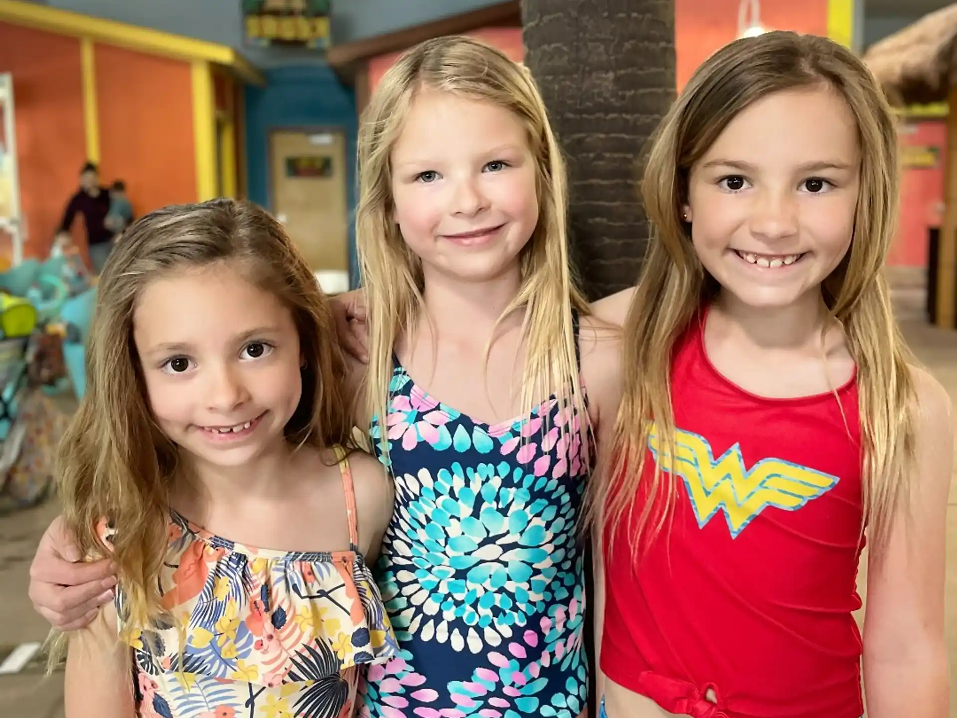 a group of girls posing for a picture