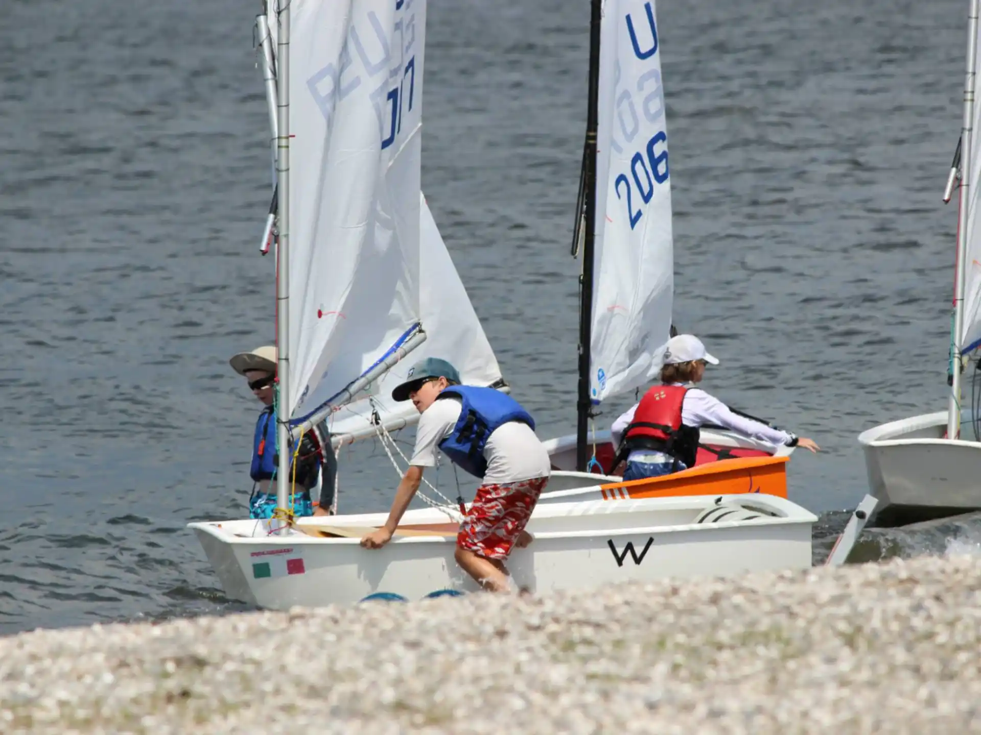 a group of people on a boat