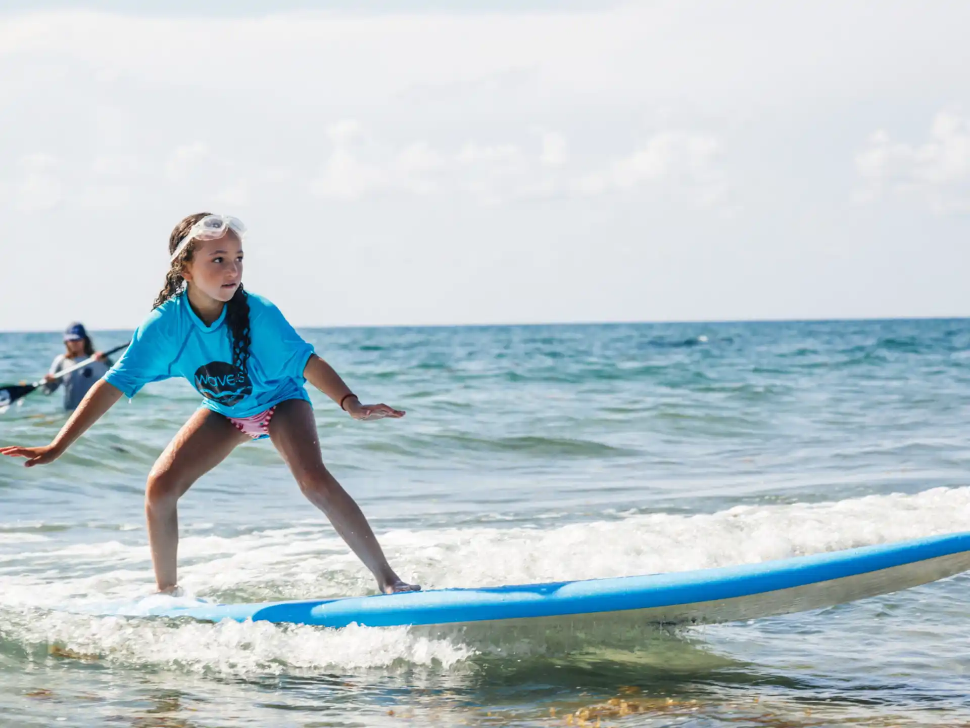 a person surfing on the sea