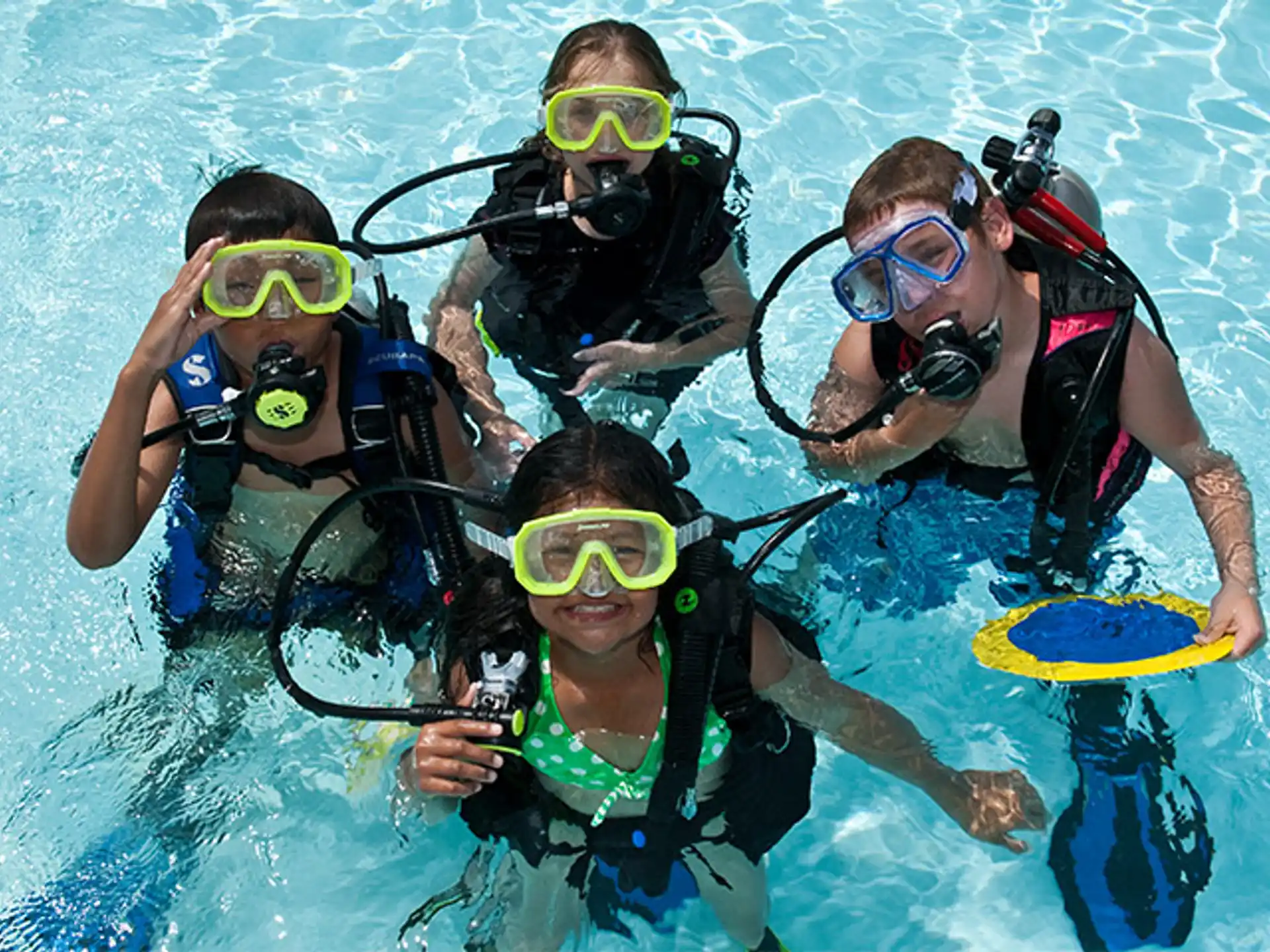 a group of people in scuba gear