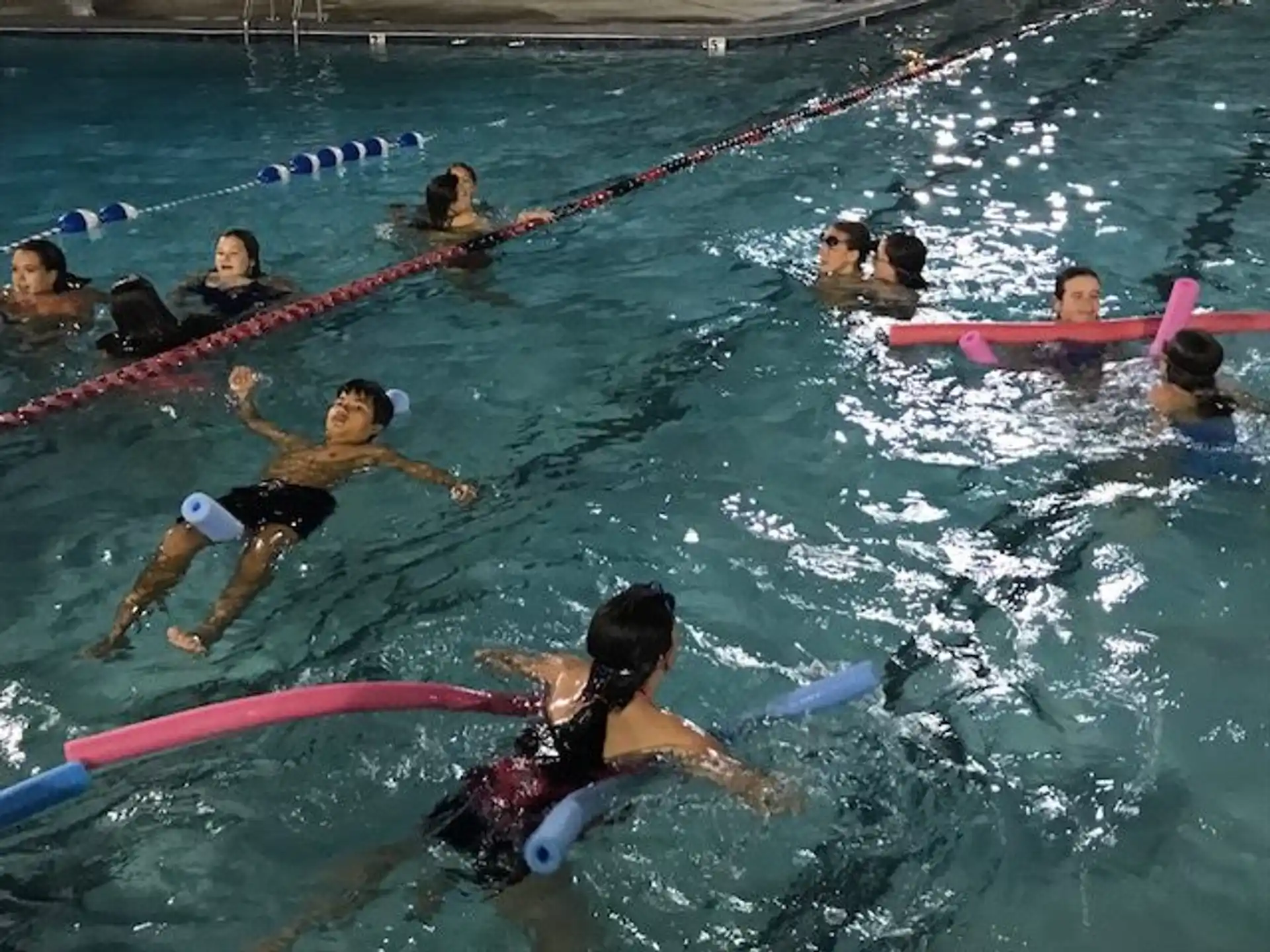 people in the water