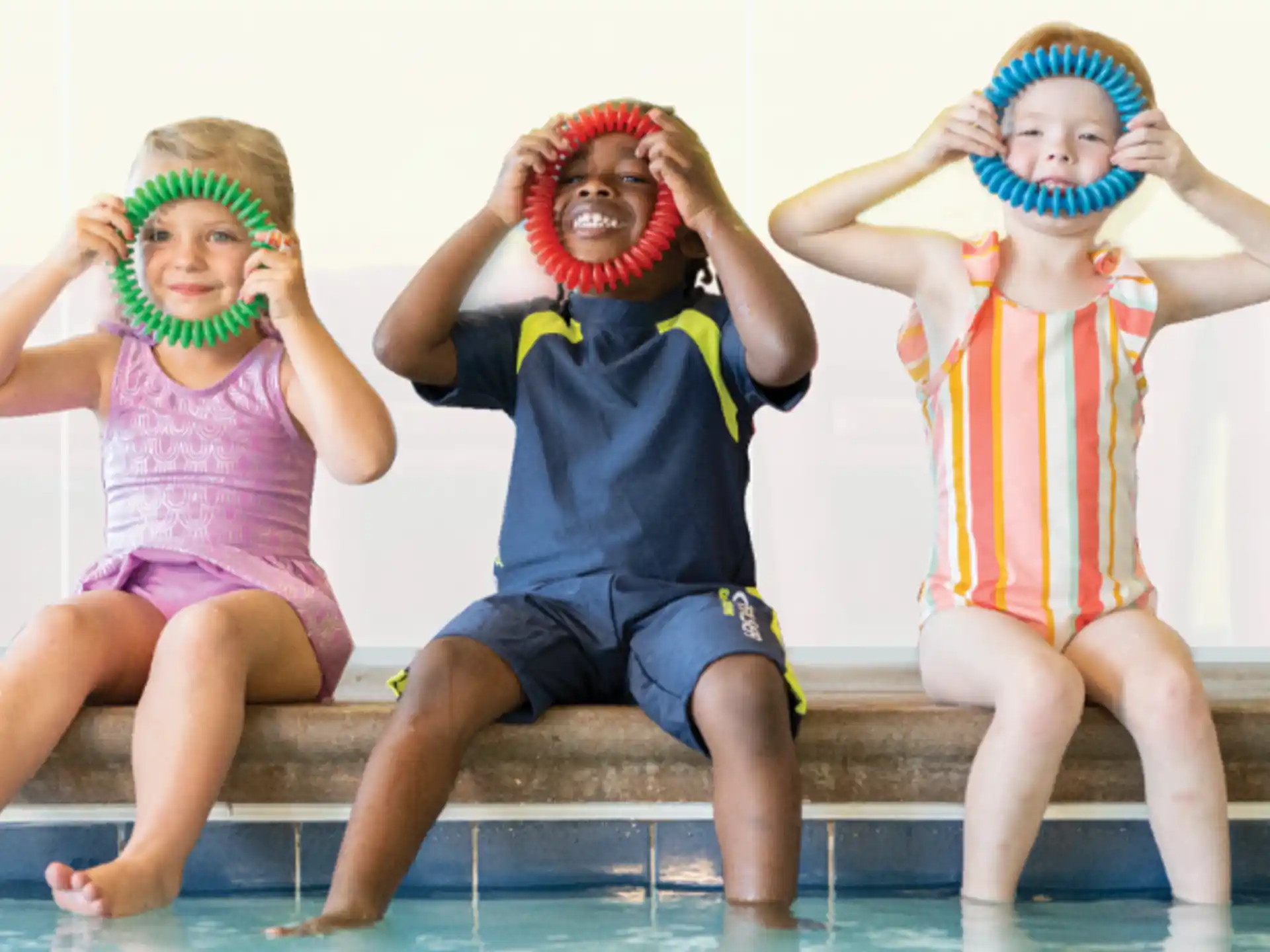 a group of children wearing clothing