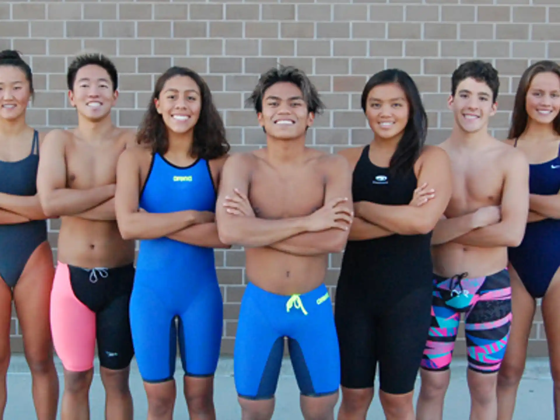 a group of people posing for a photo
