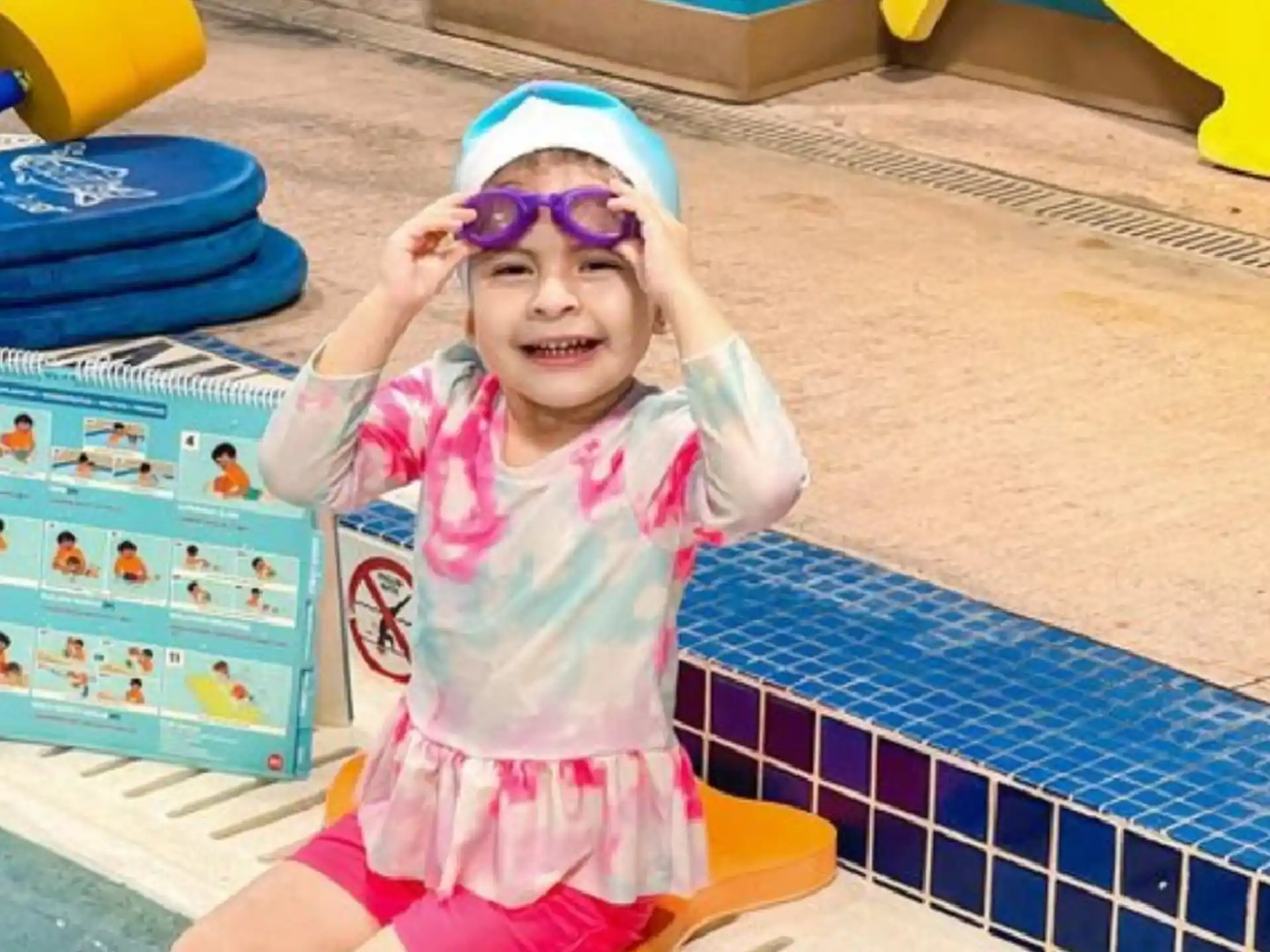 a baby wearing sunglasses