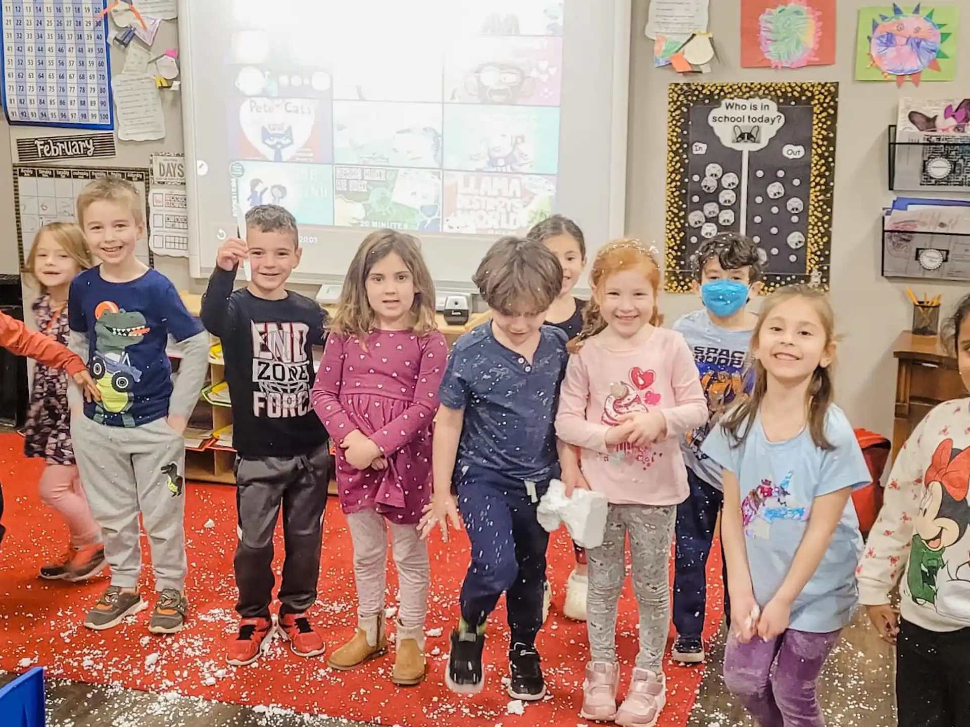 a group of children posing for a photo