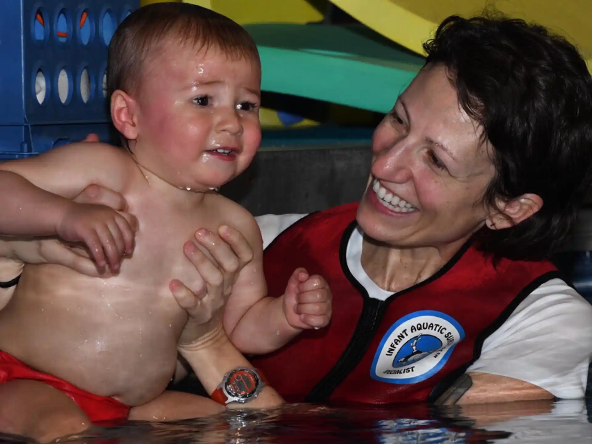 a person and a baby