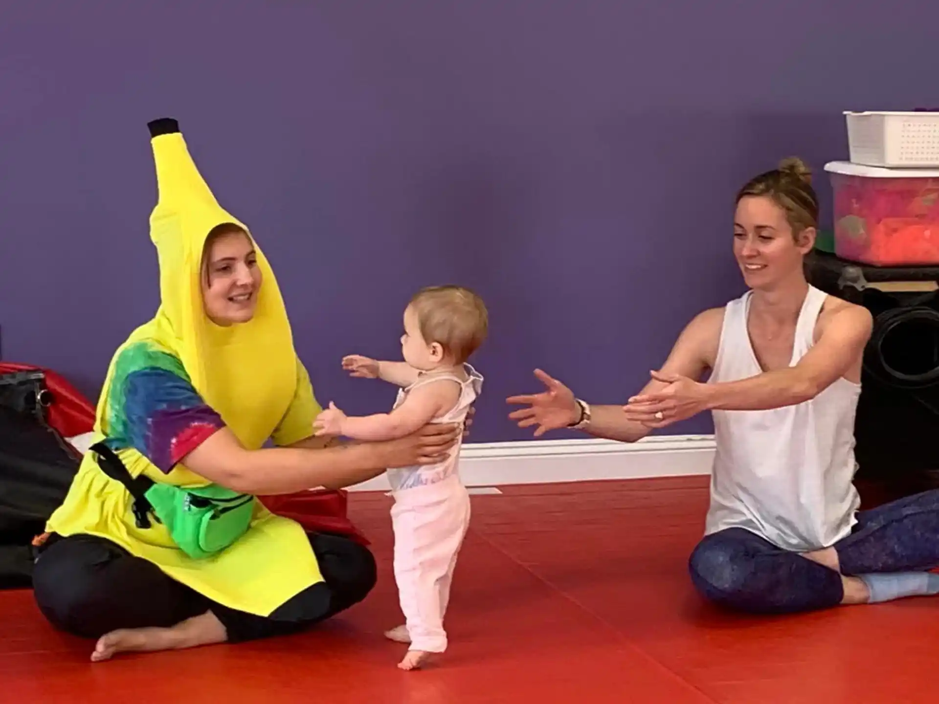 a person and a baby