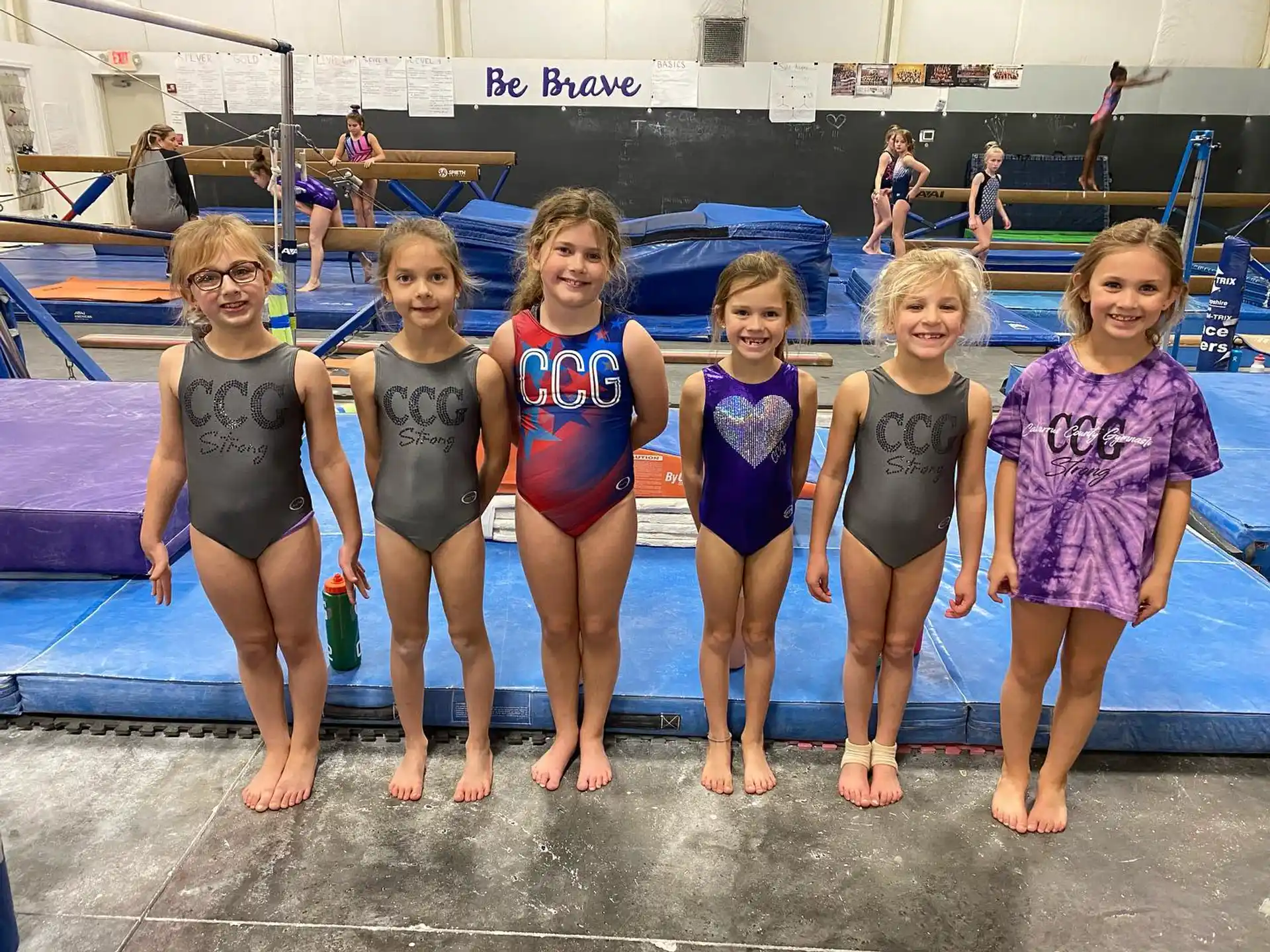 a group of girls in swimsuits posing for a photo