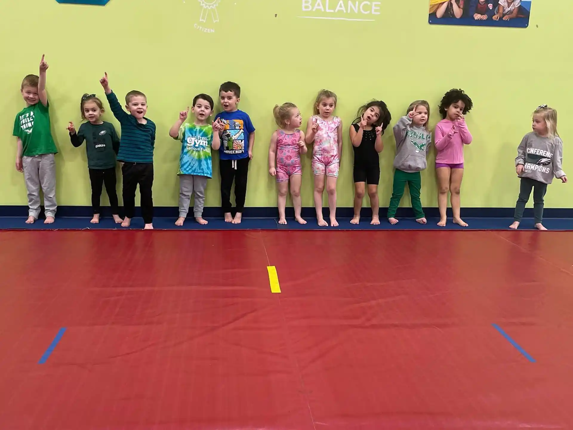 a group of children posing for a photo