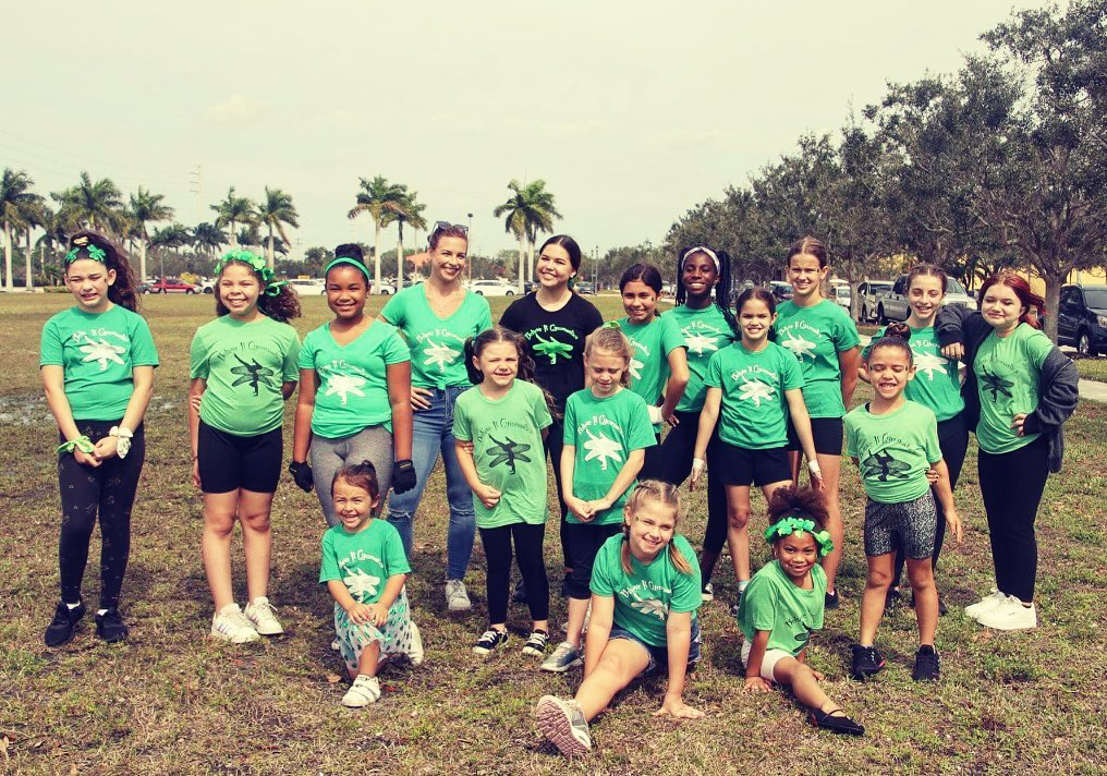 a group of people posing for a photo