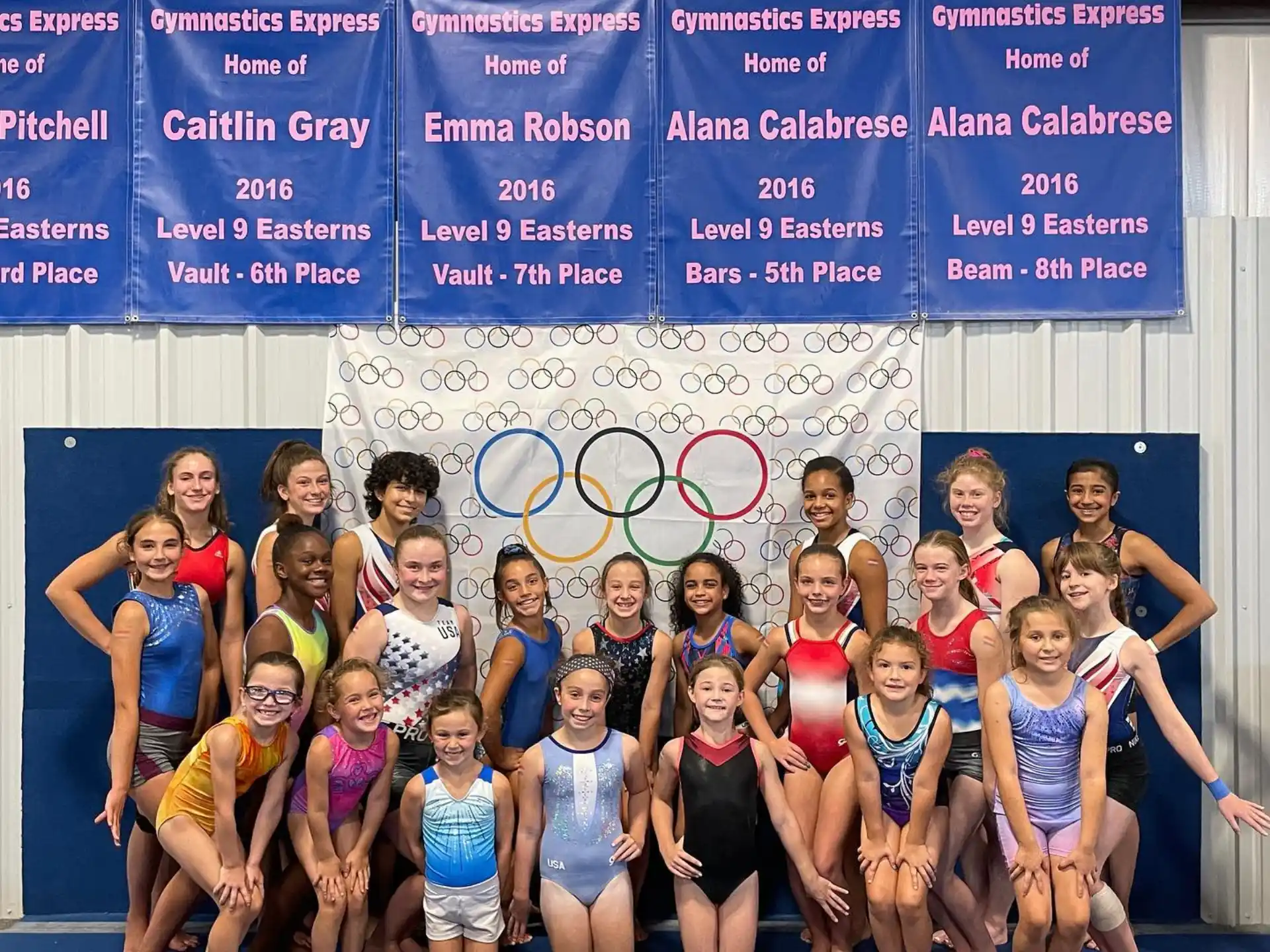 a group of people posing for a photo