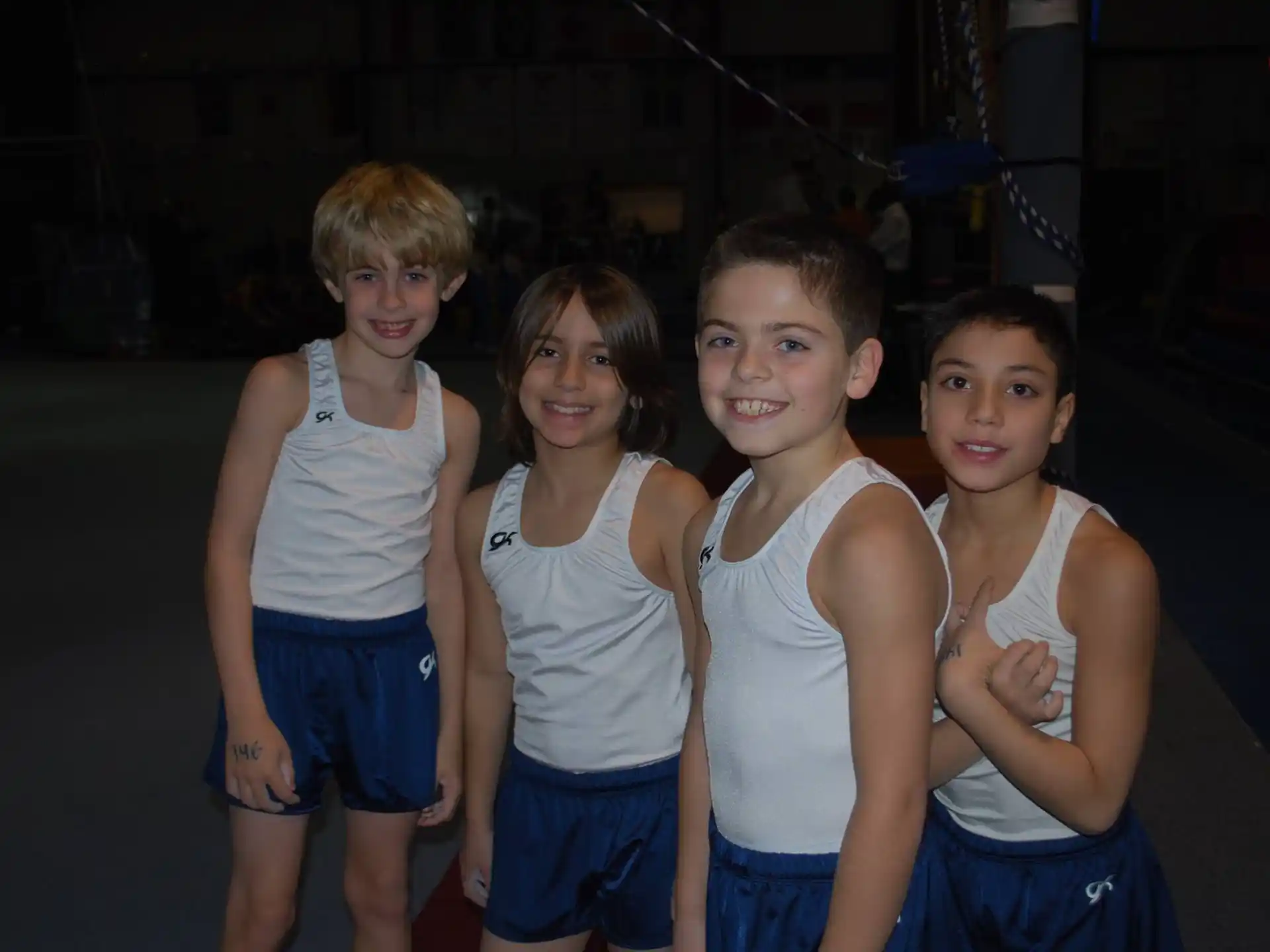 a group of children posing for a photo