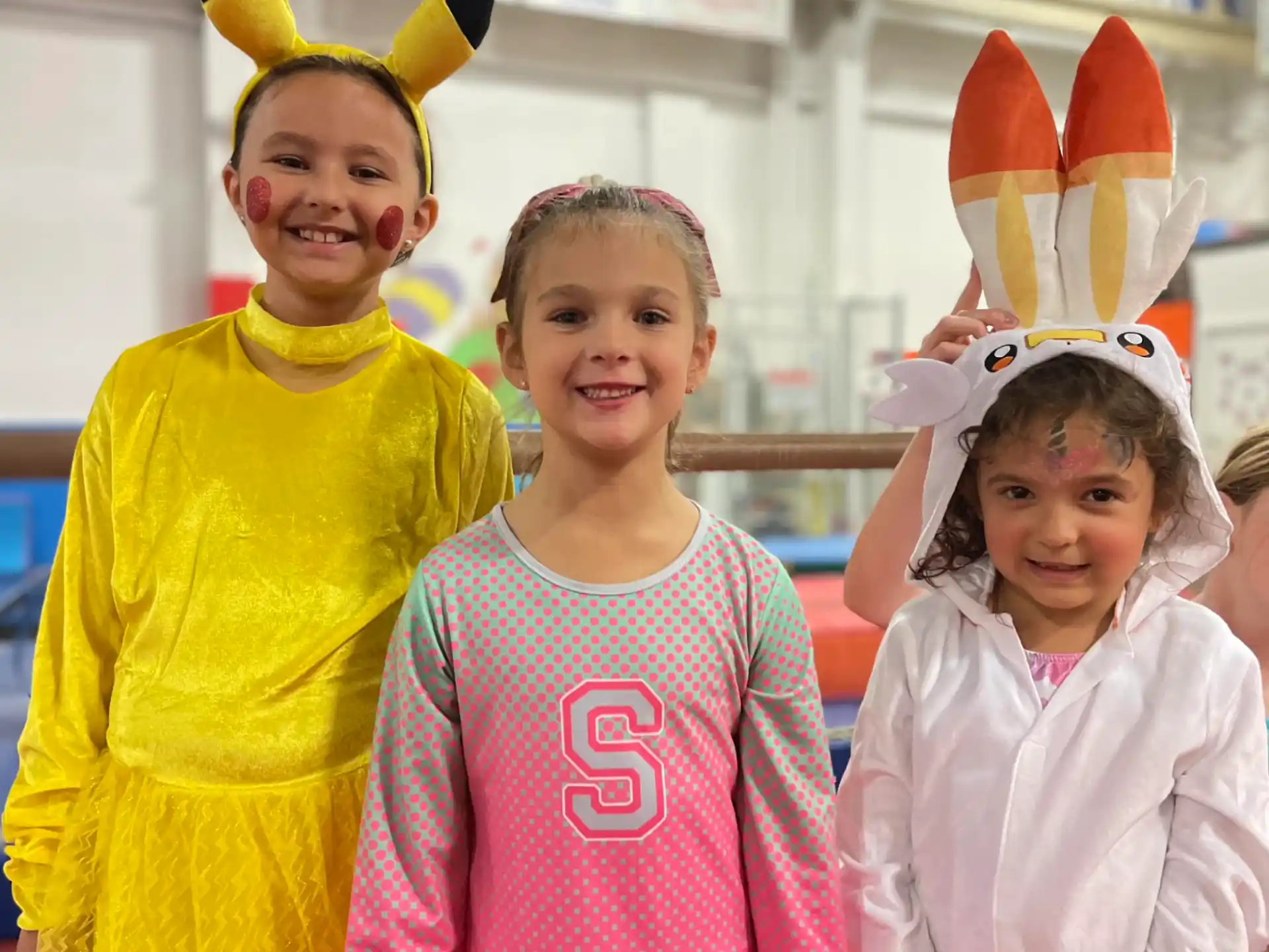 a group of children wearing clothing