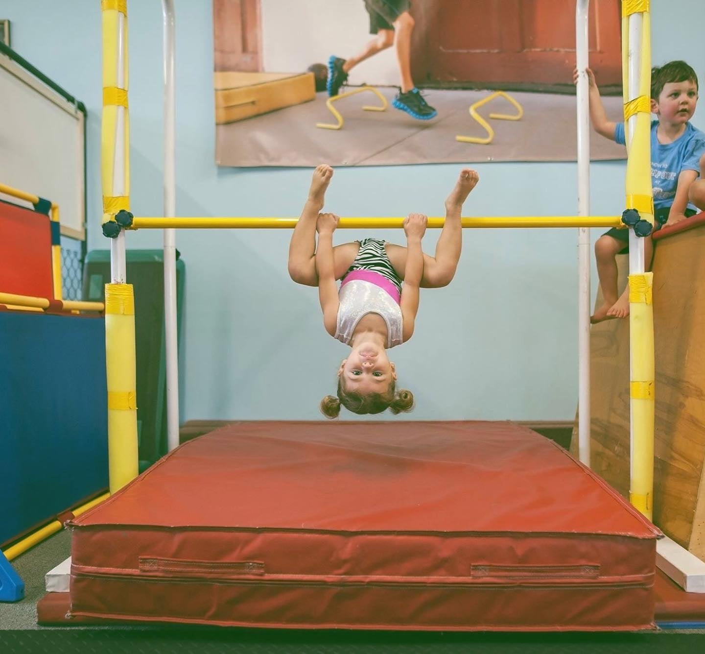 a girl on a playground