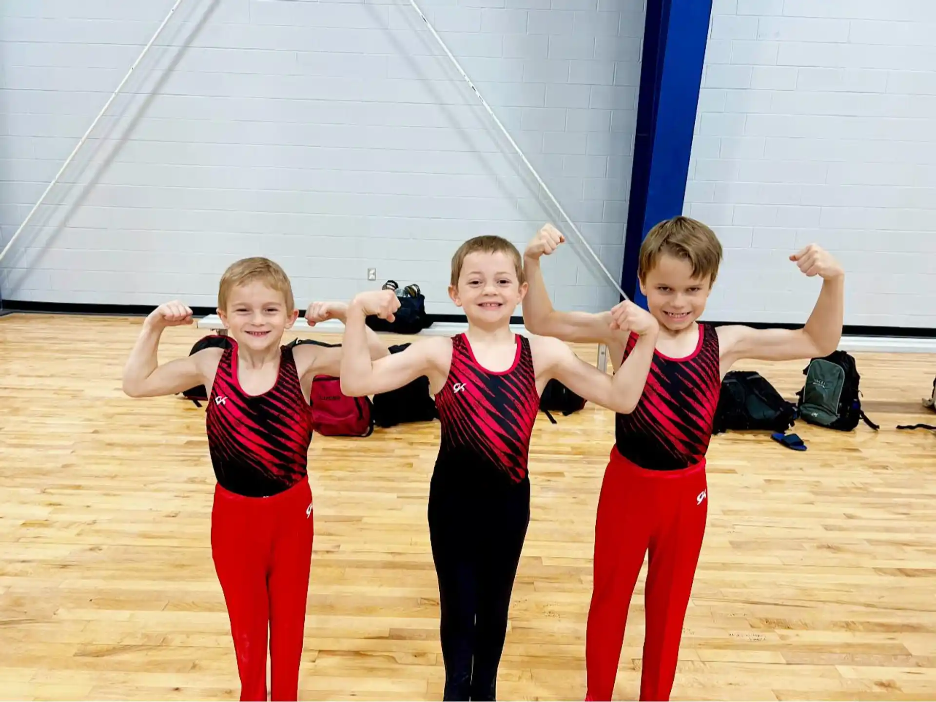 a group of children posing for a photo
