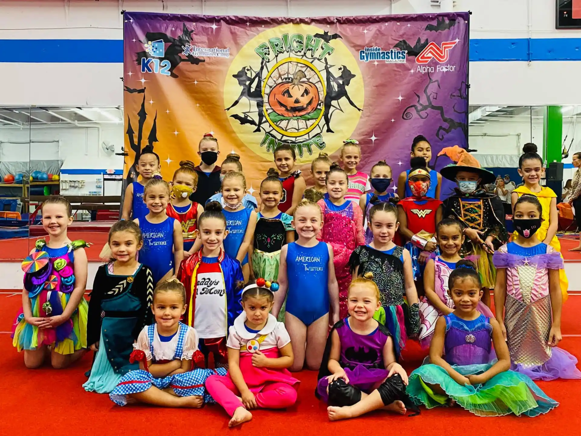 a group of children posing for a photo