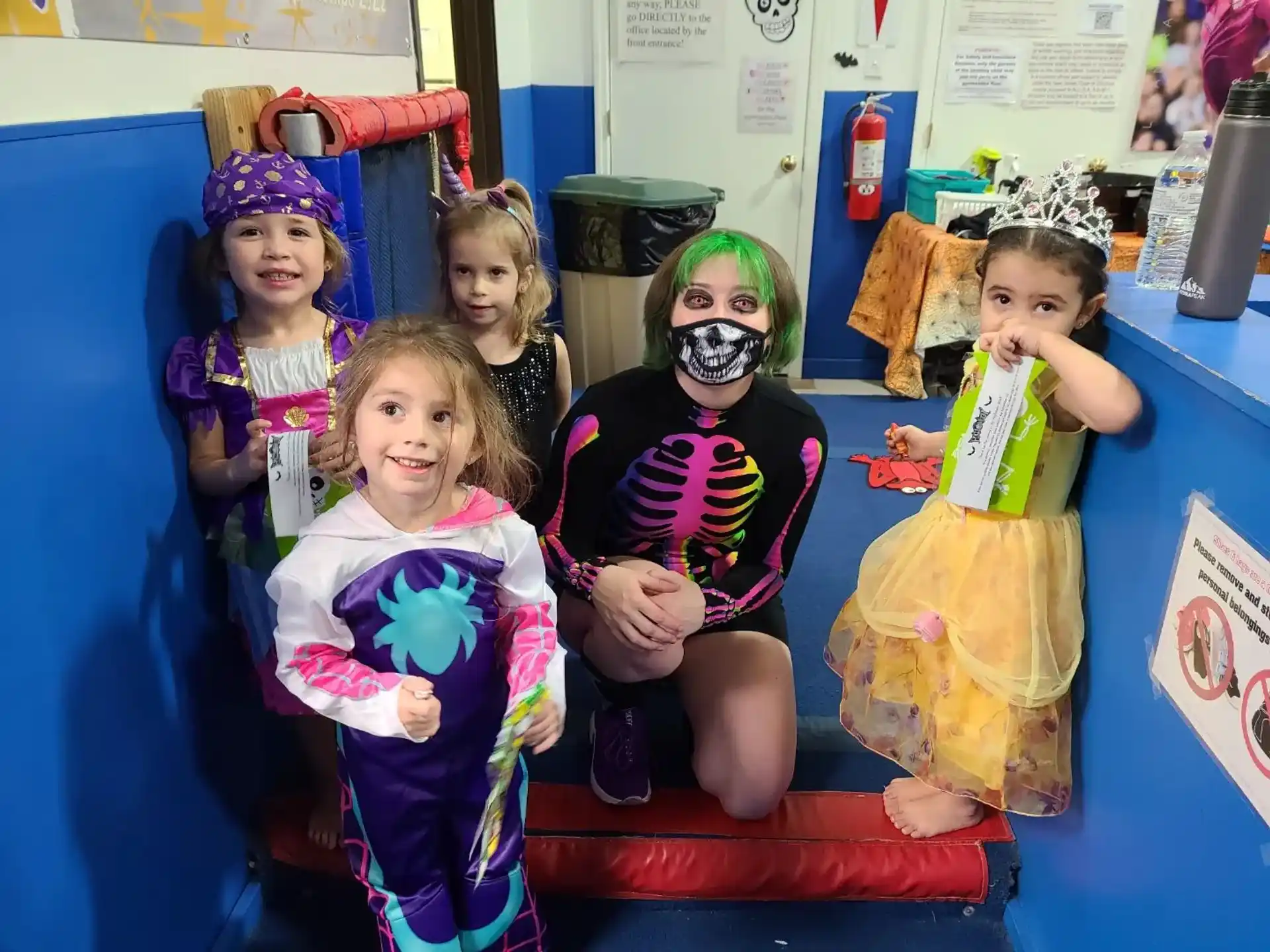a group of children wearing clothing