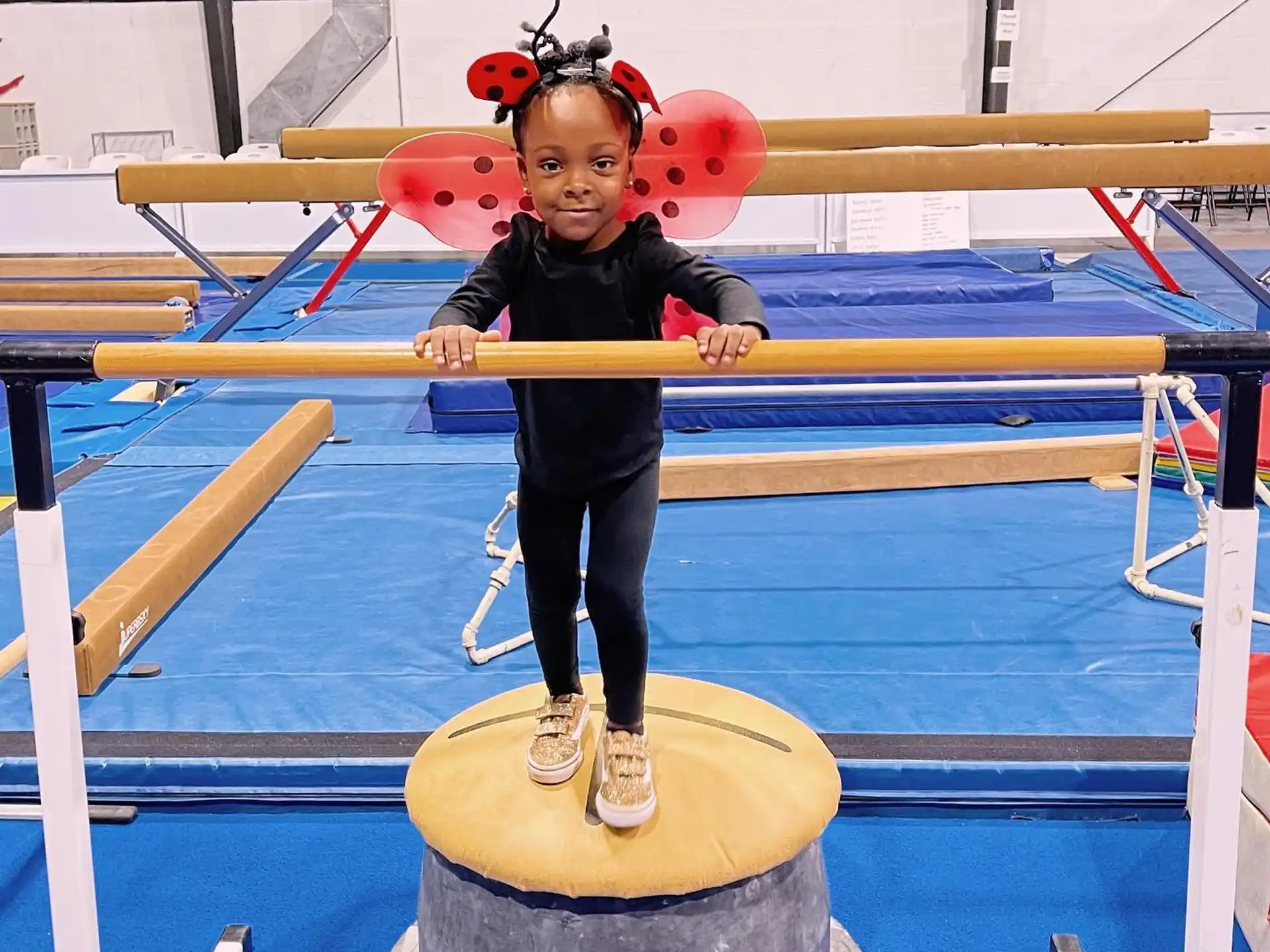 a child on a toy