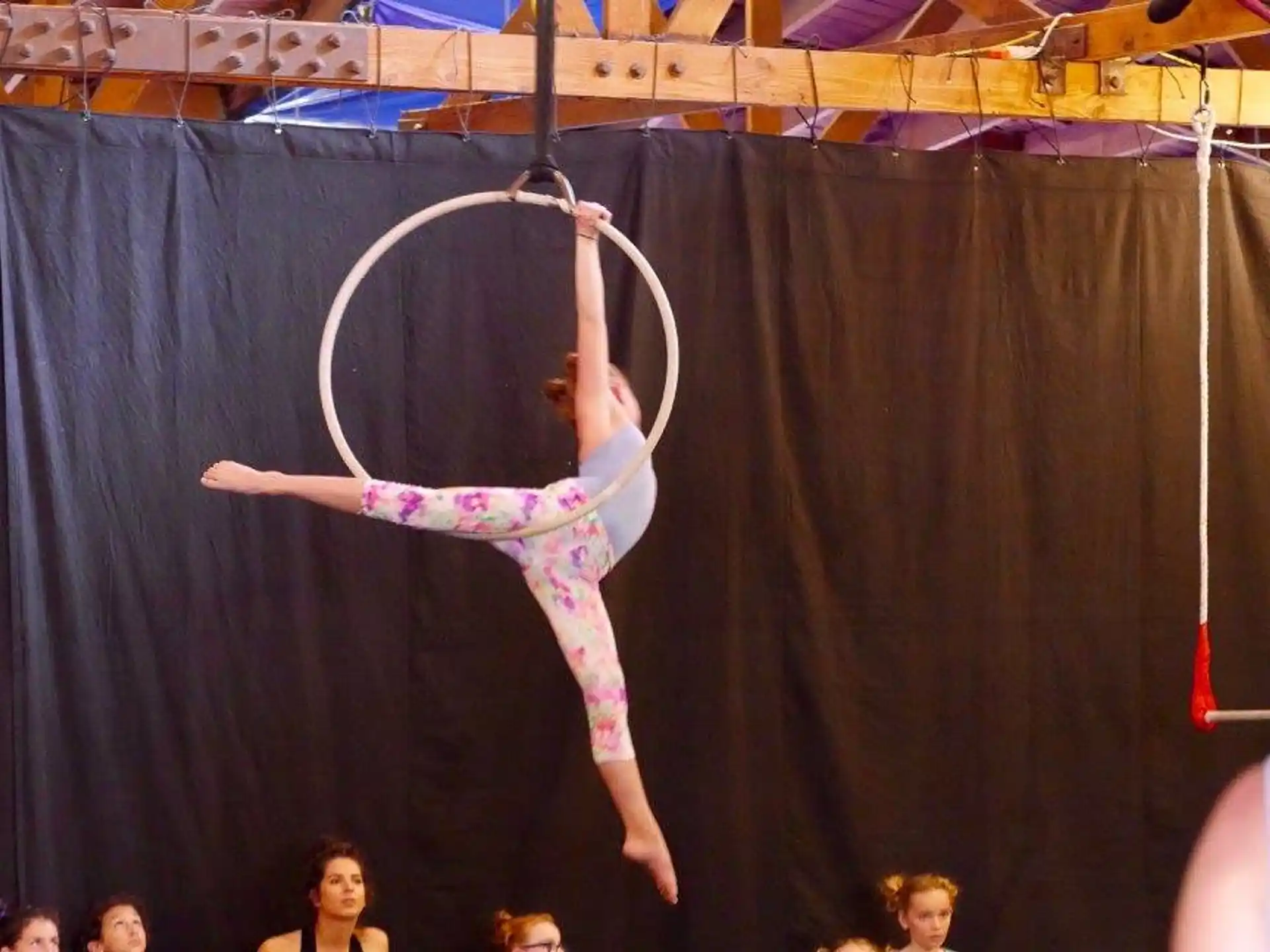 a person performing on a stage