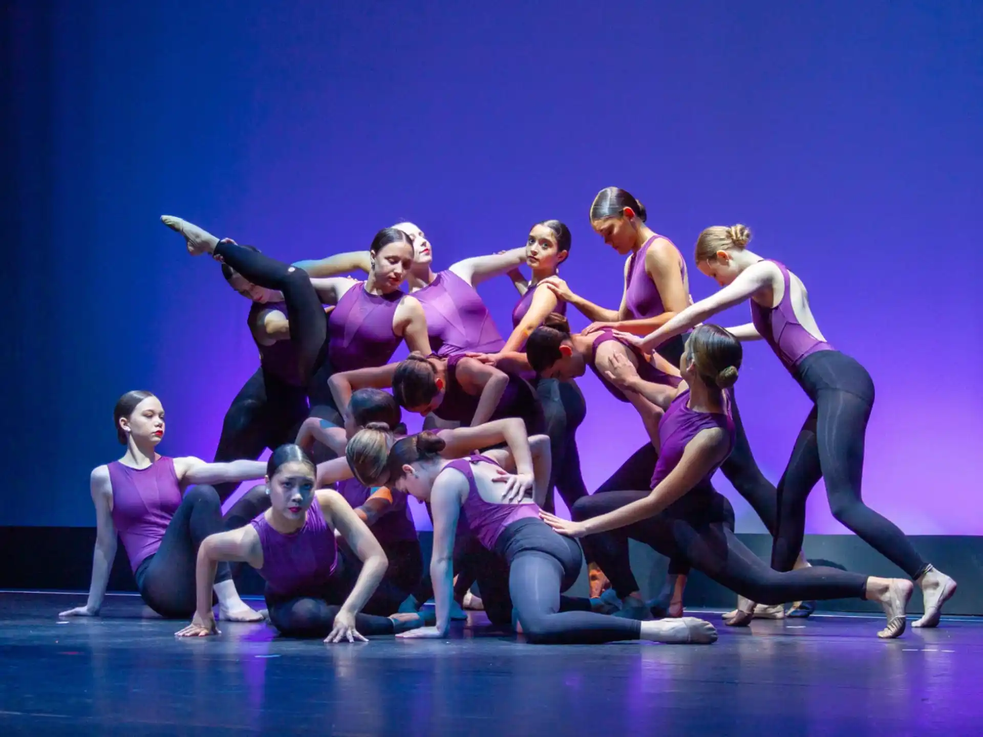 a group of women dancing
