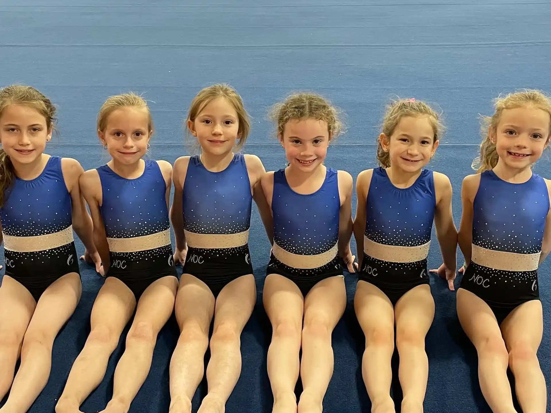 a group of girls in swimsuits posing for a photo