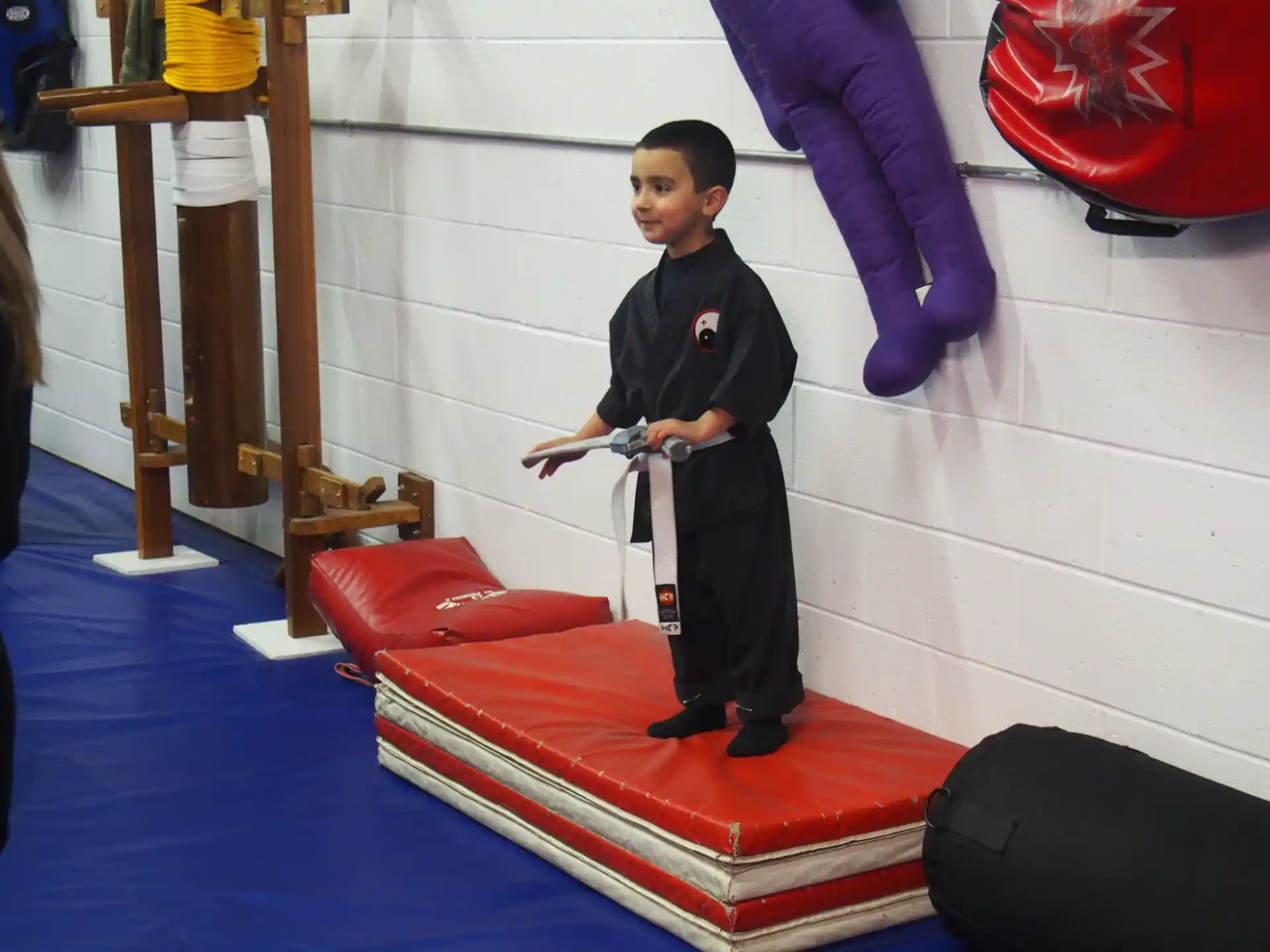 a boy in a uniform