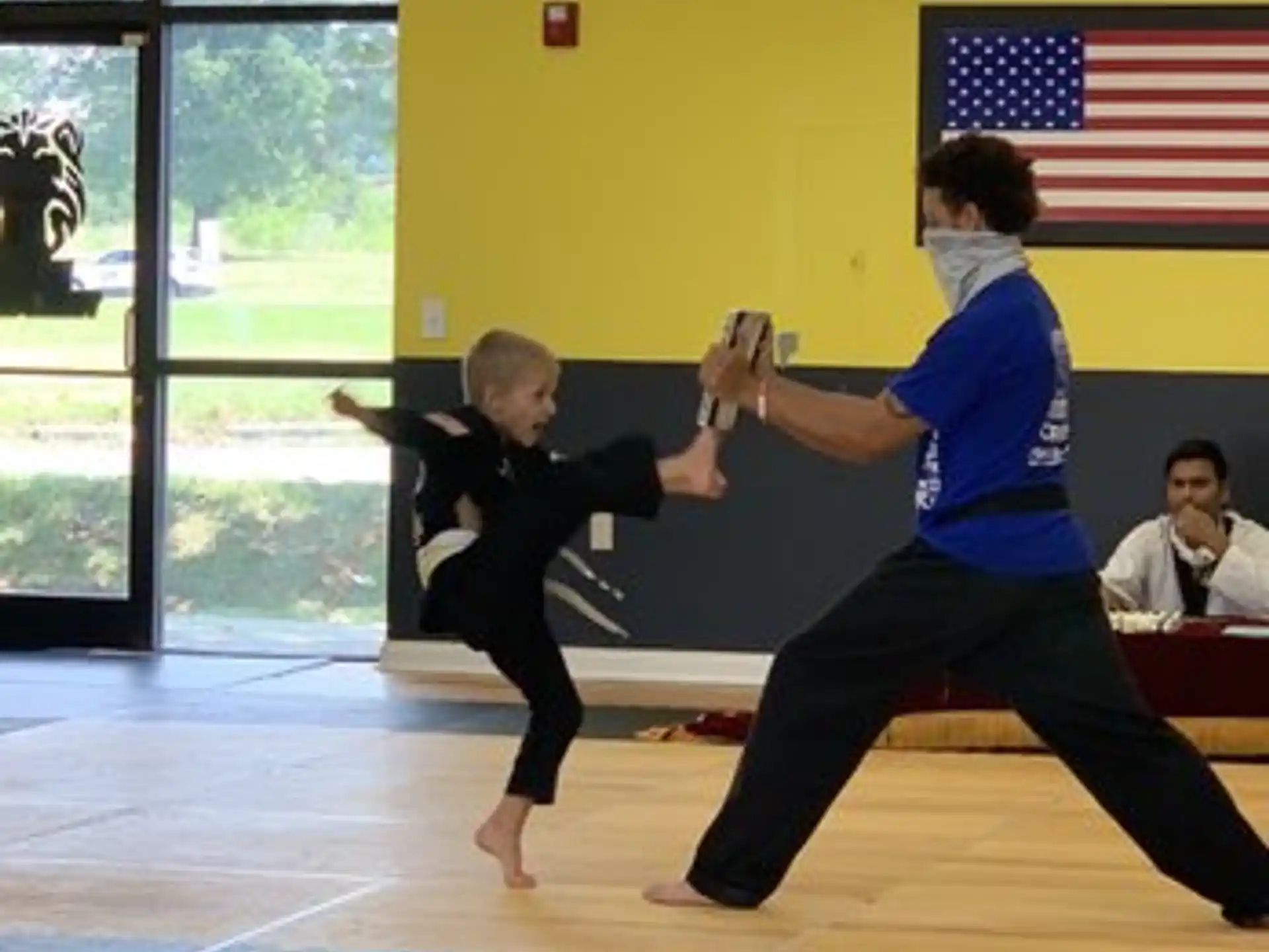 a boy and a girl dancing