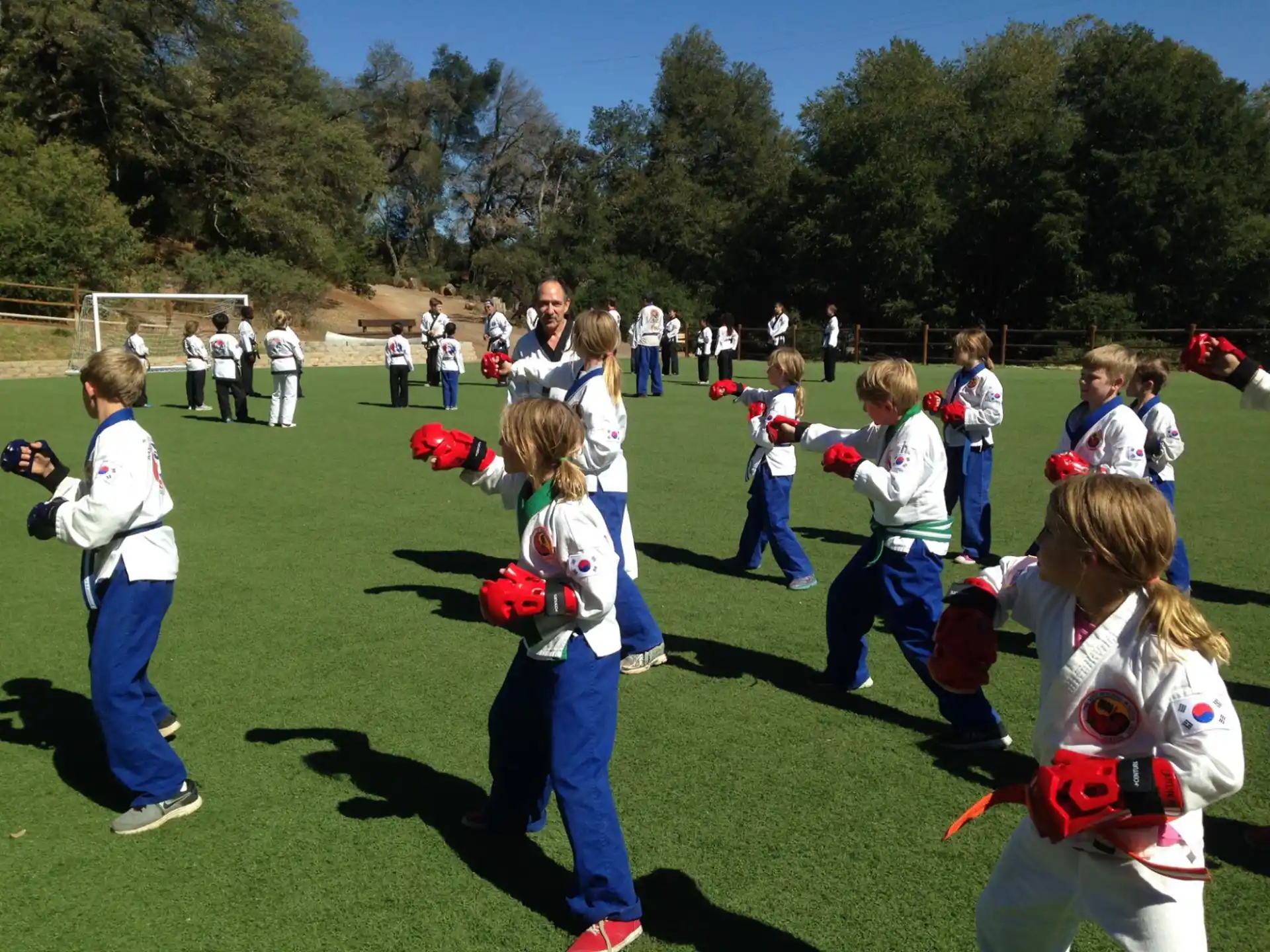 a group of kids playing with balls