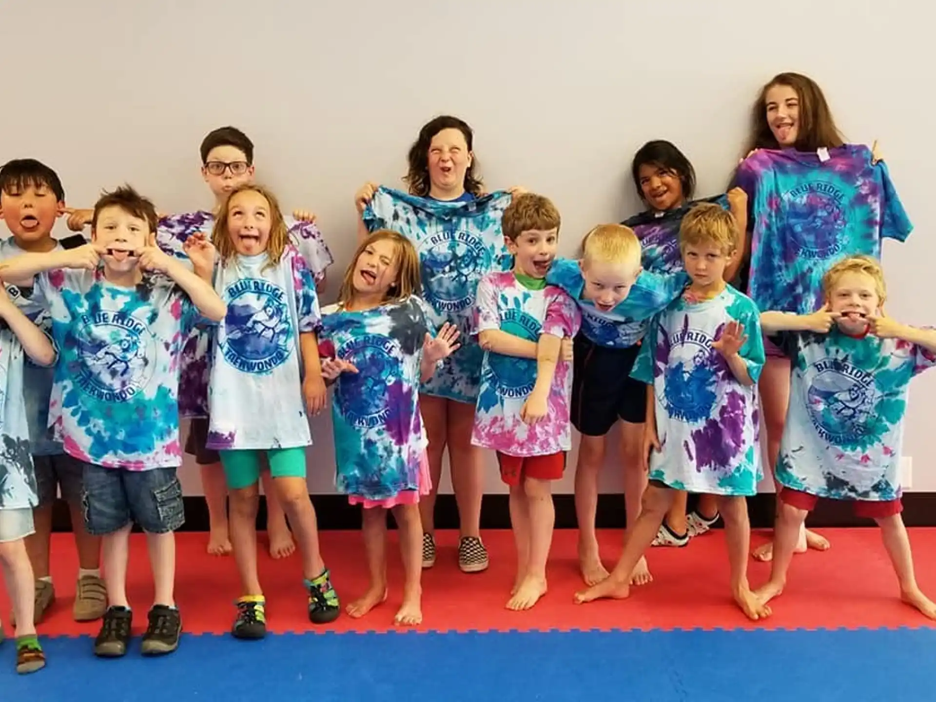 a group of children posing for a photo