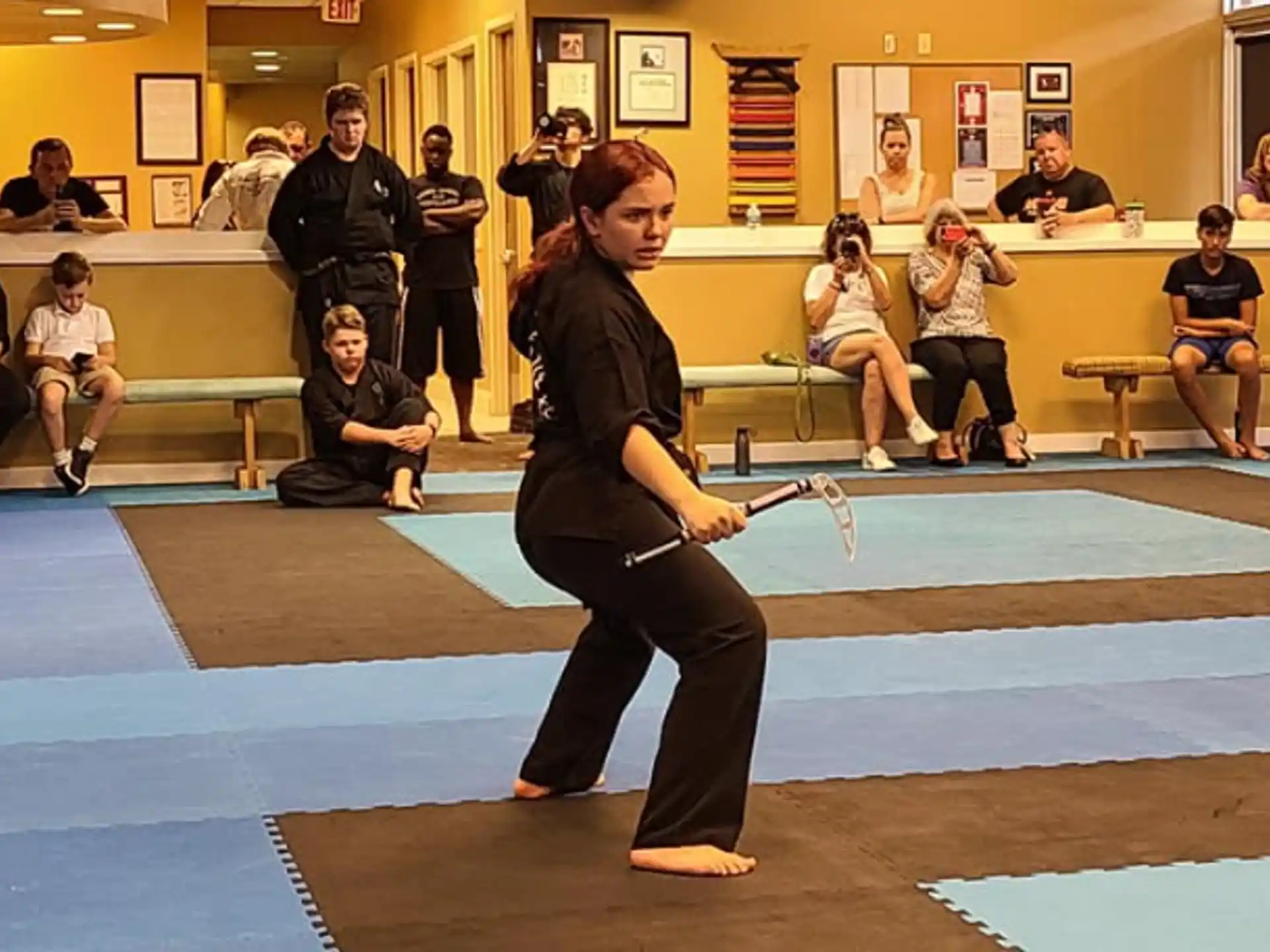 a person holding a sword
