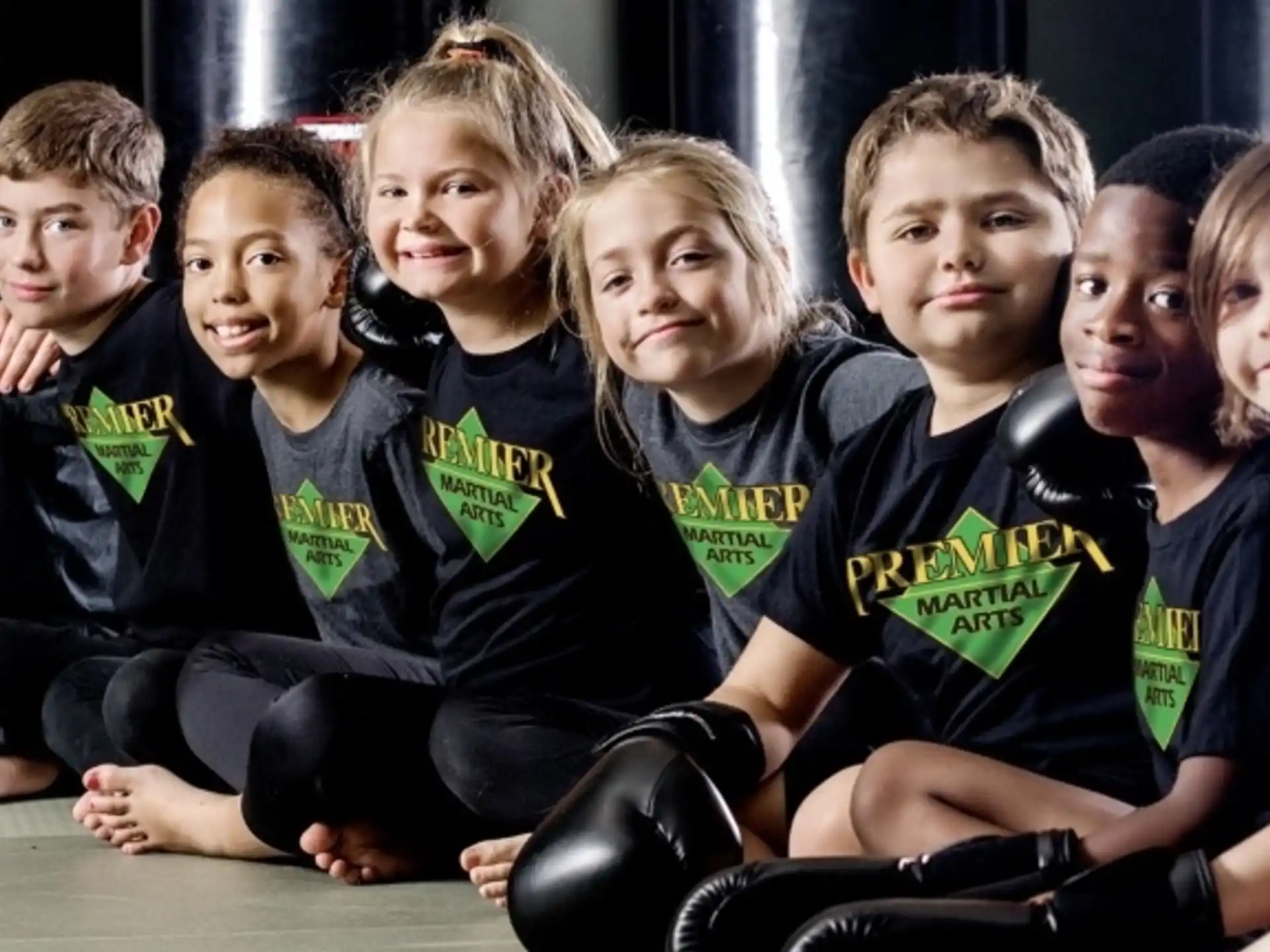 a group of people wearing matching t-shirts