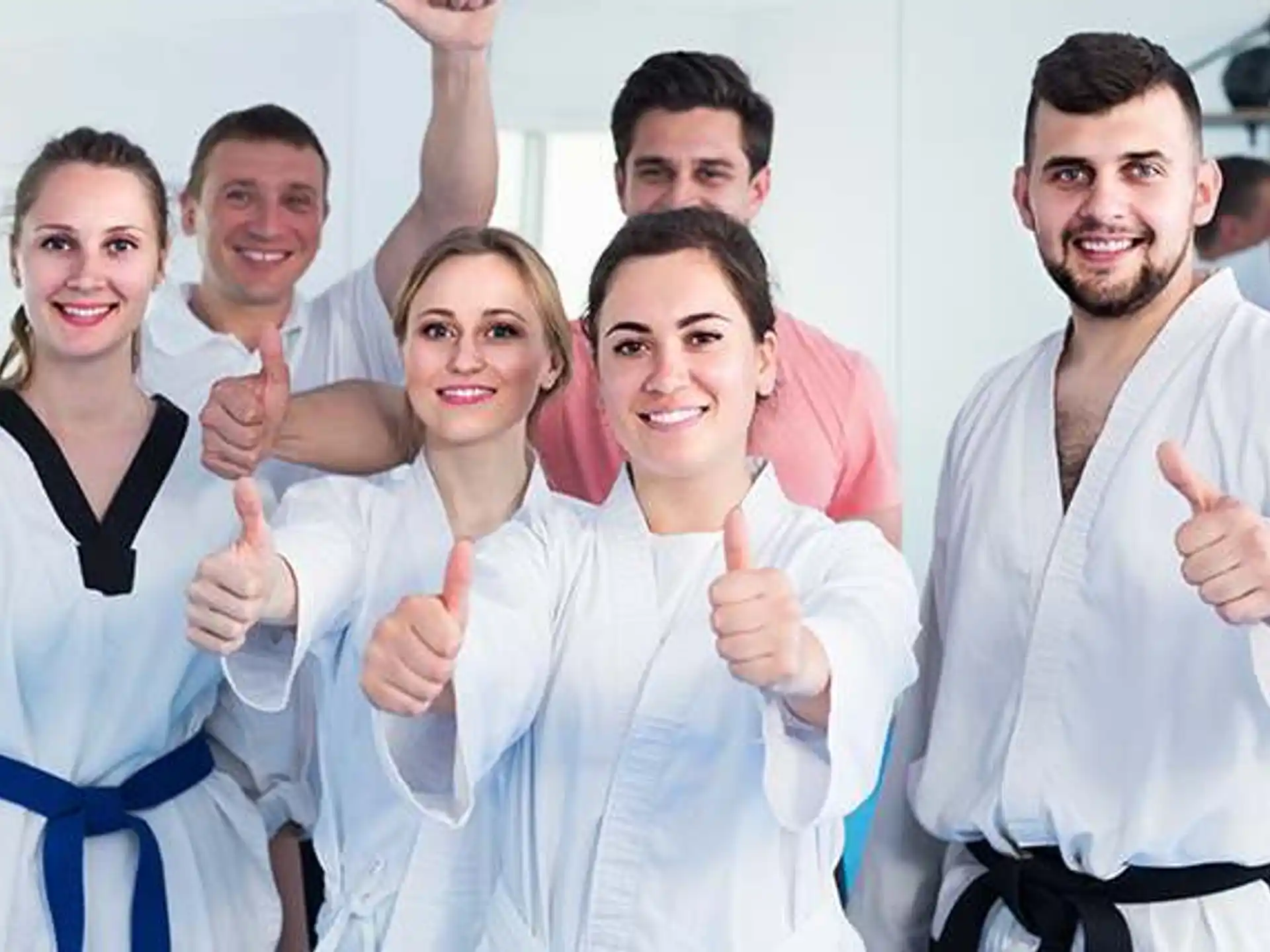 a group of people posing for a photo