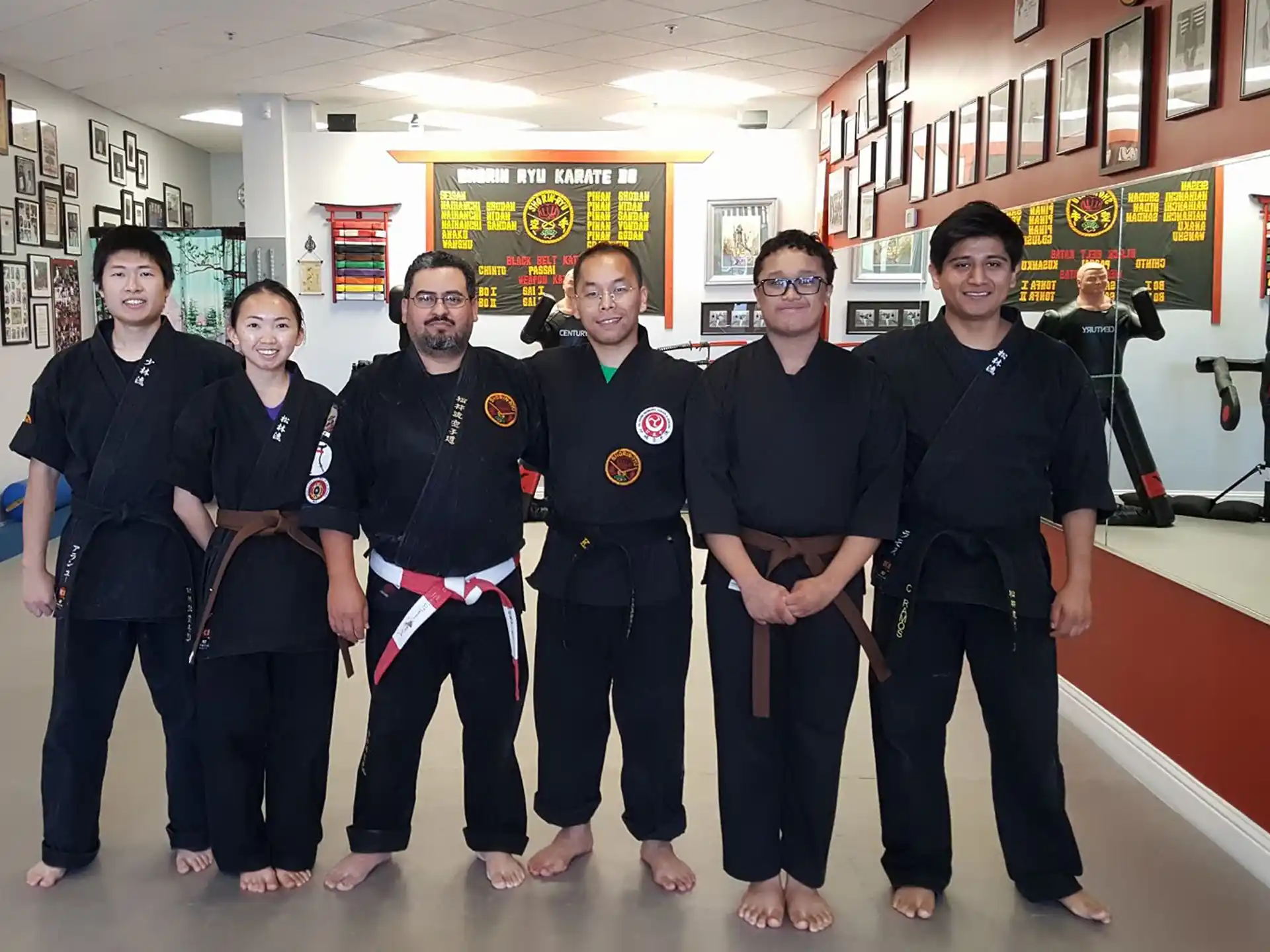 a group of people posing for a photo
