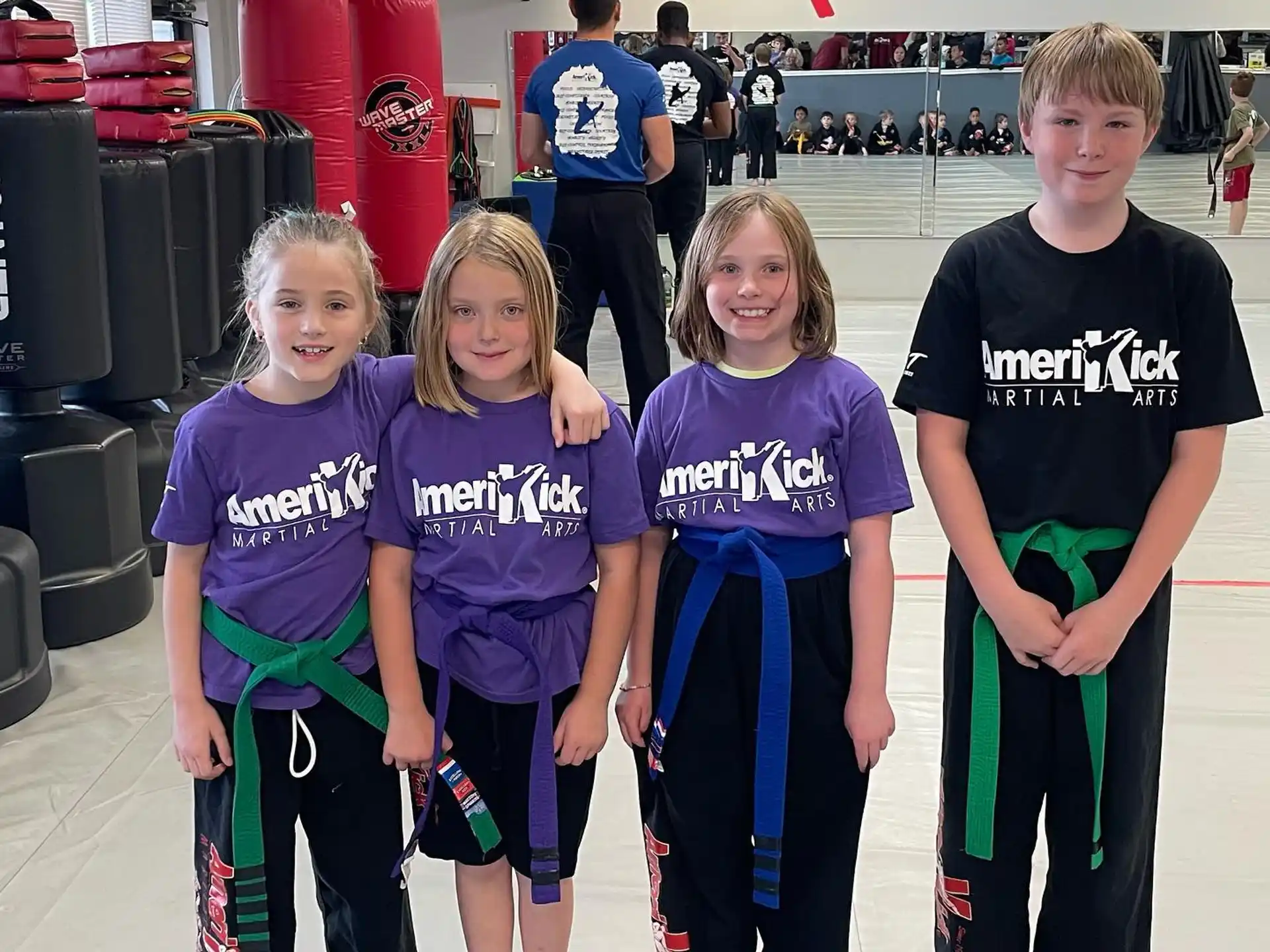 a group of children posing for a photo