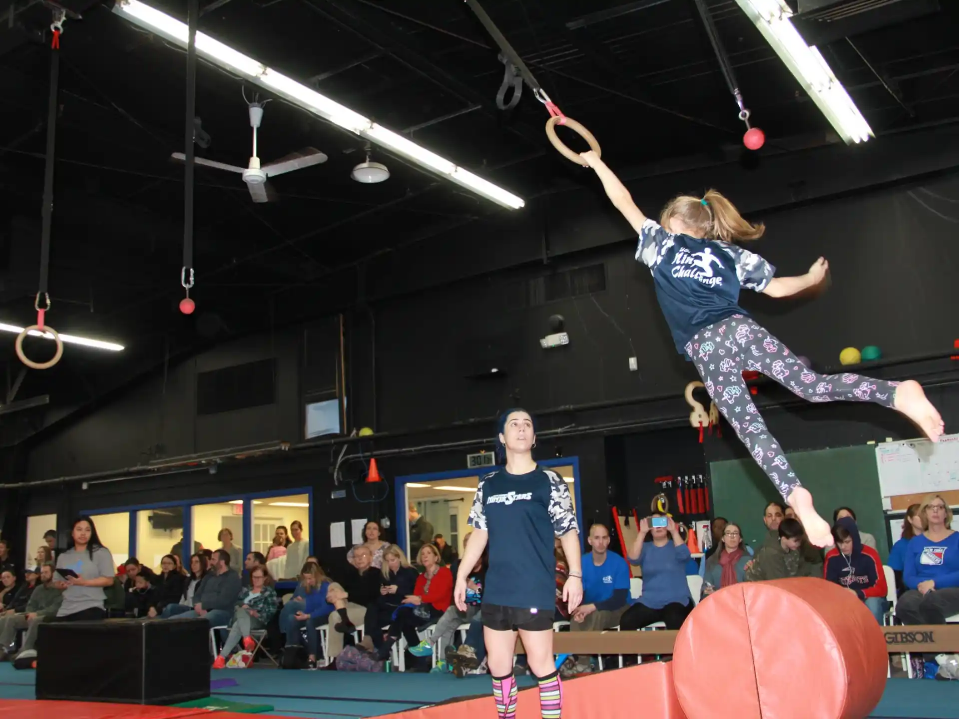 a person jumping in the air