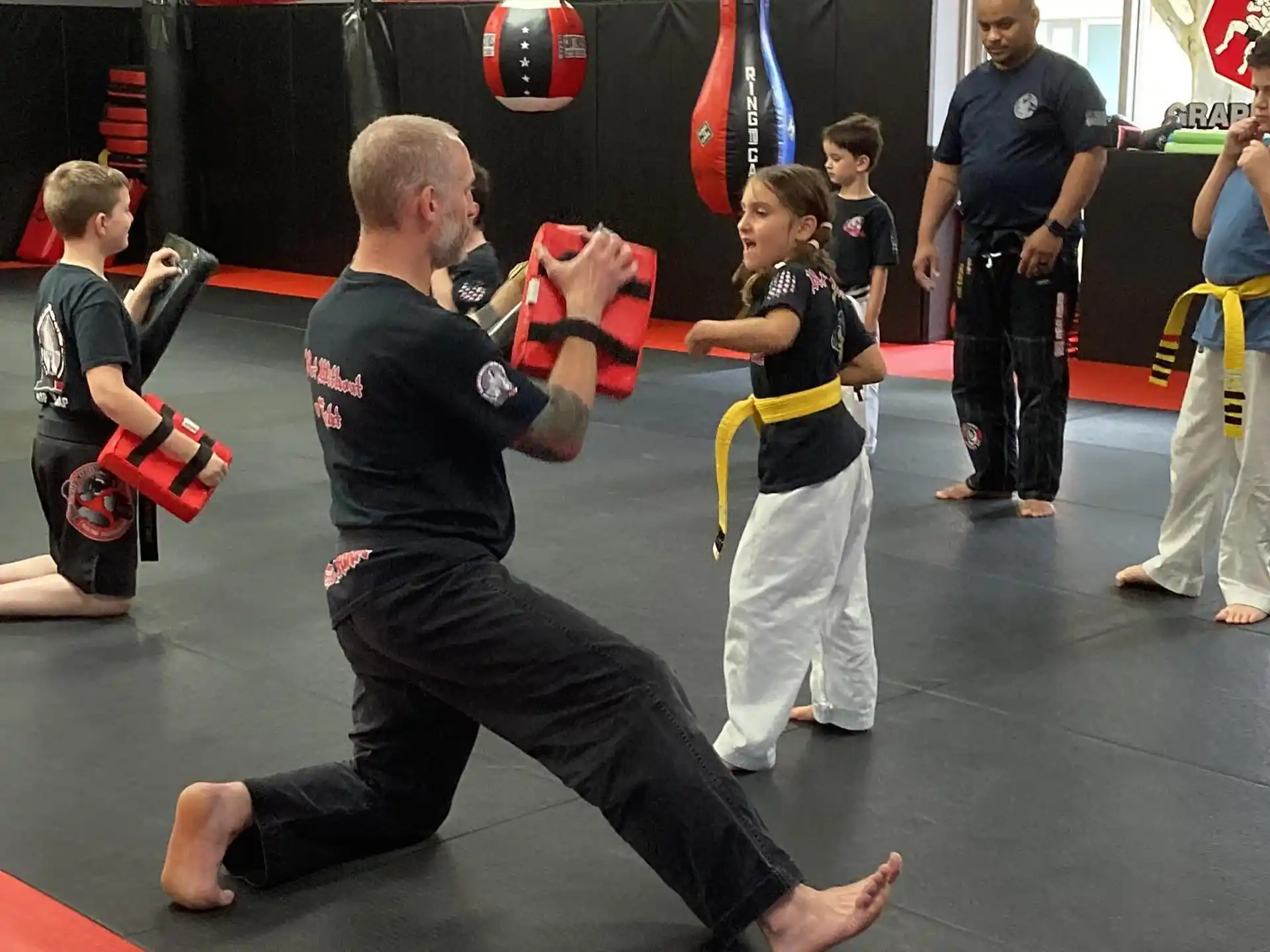 a person in a karate uniform