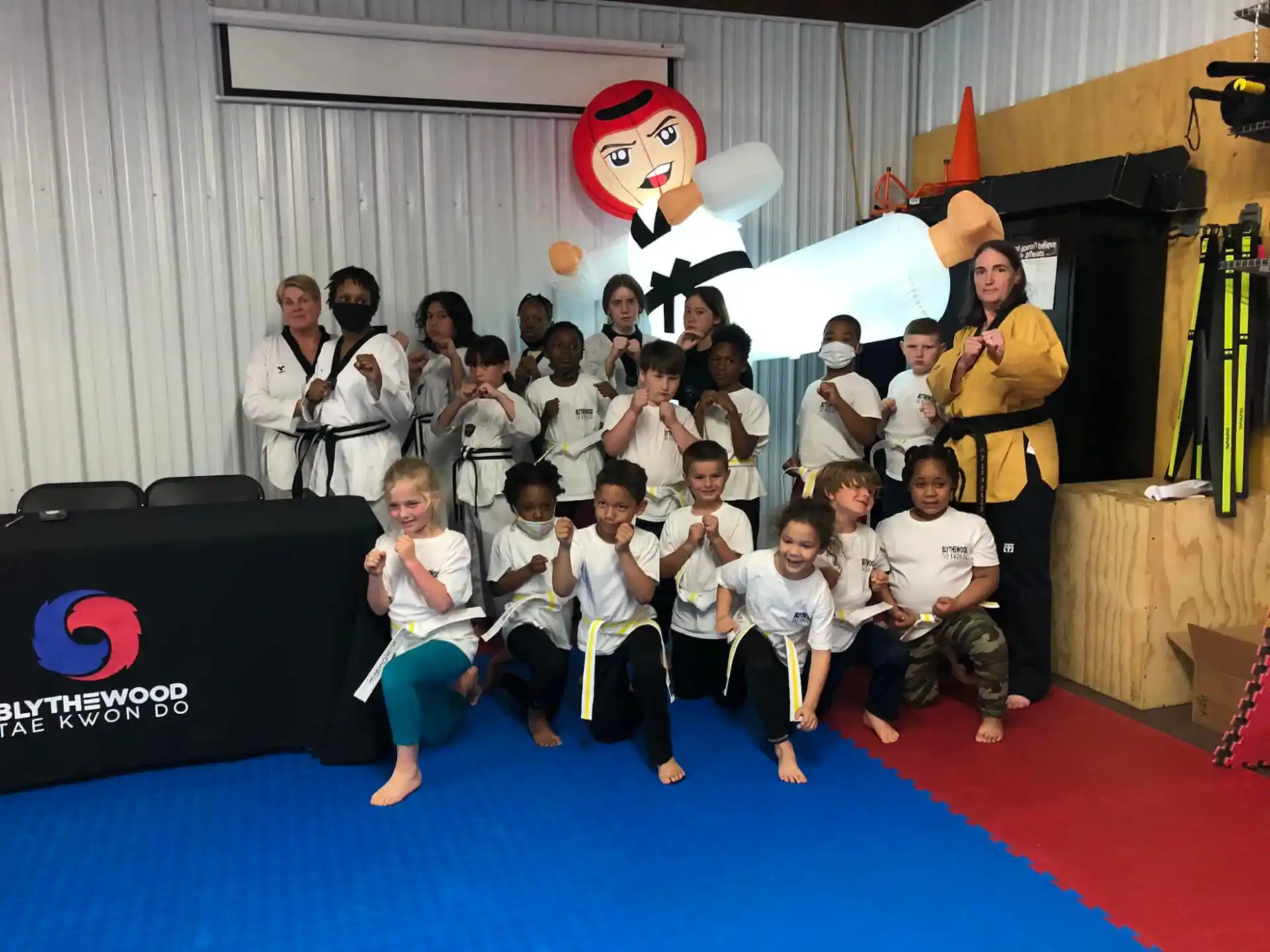 a group of children posing for a photo