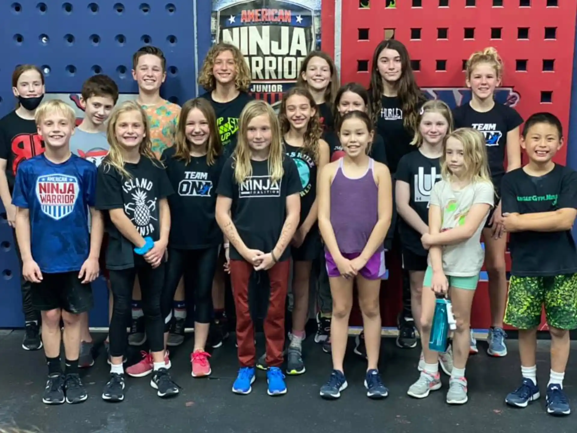 a group of children posing for a photo