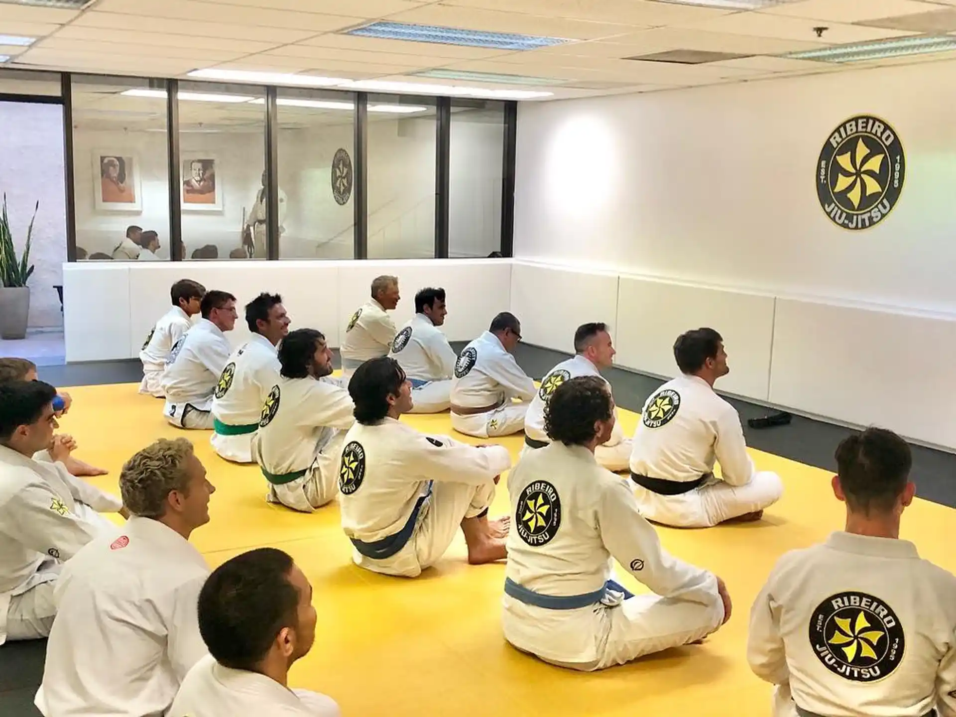 a person addressing a group of people
