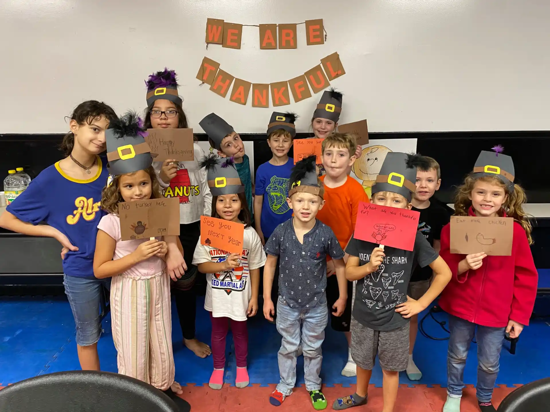 a group of children wearing clothing
