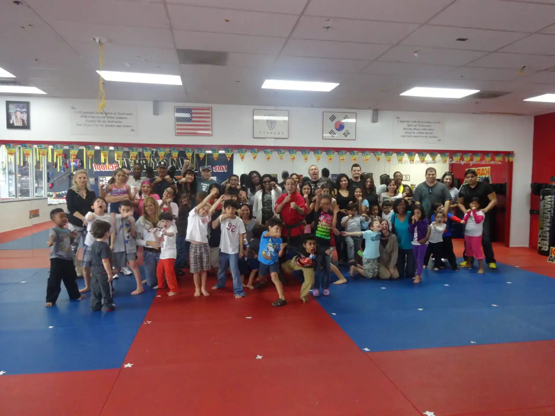 a group of children posing for a photo