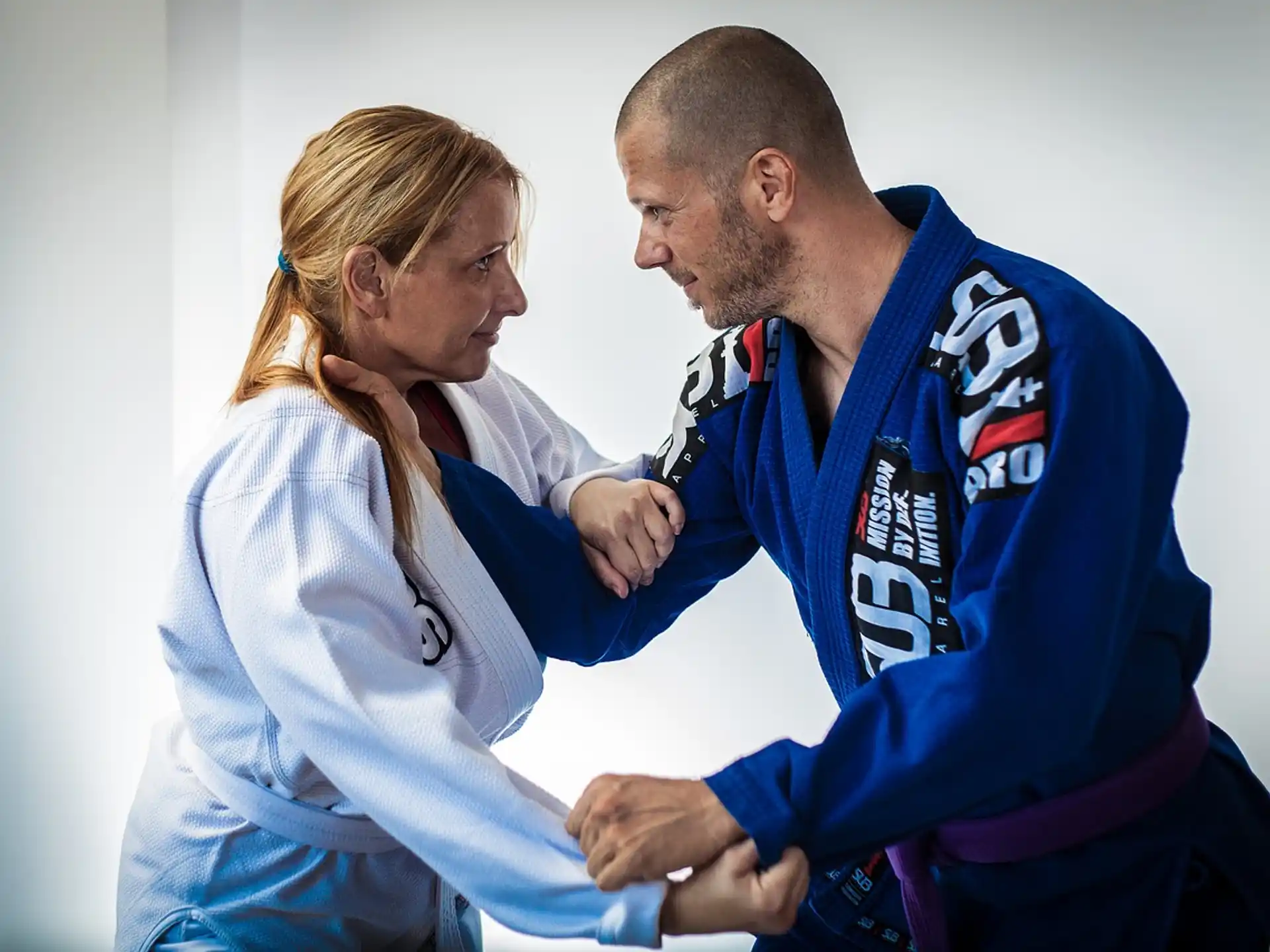 a man and a woman shaking hands